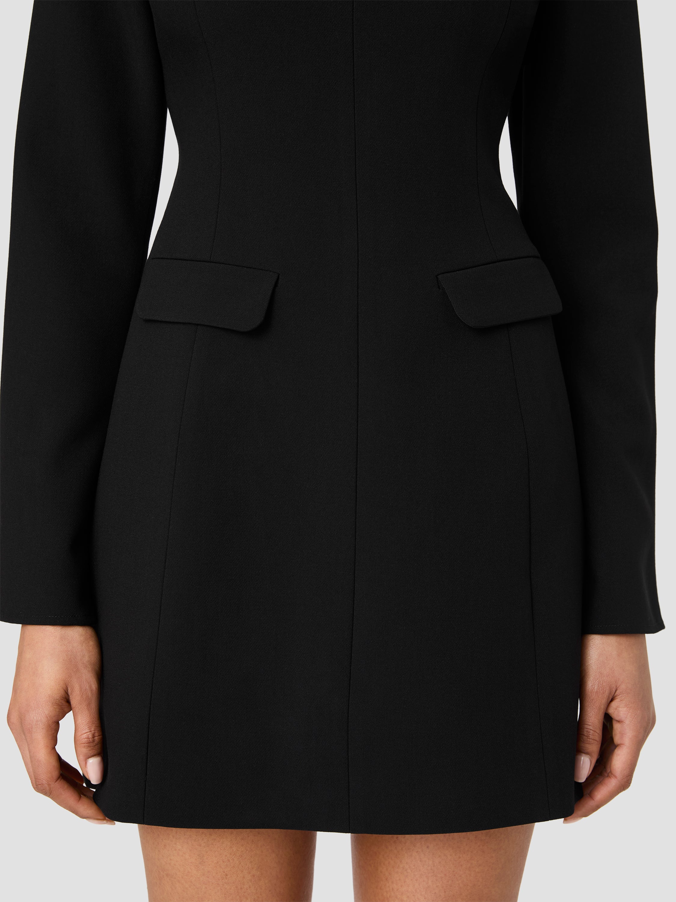 AZRA TWILL 2 POCKET LONG SLEEVE MINI DRESS VIEW 8 | Best Sellers AZRA TWILL 2 POCKET LONG SLEEVE MINI DRESS VIEW 8 | Best Sellers