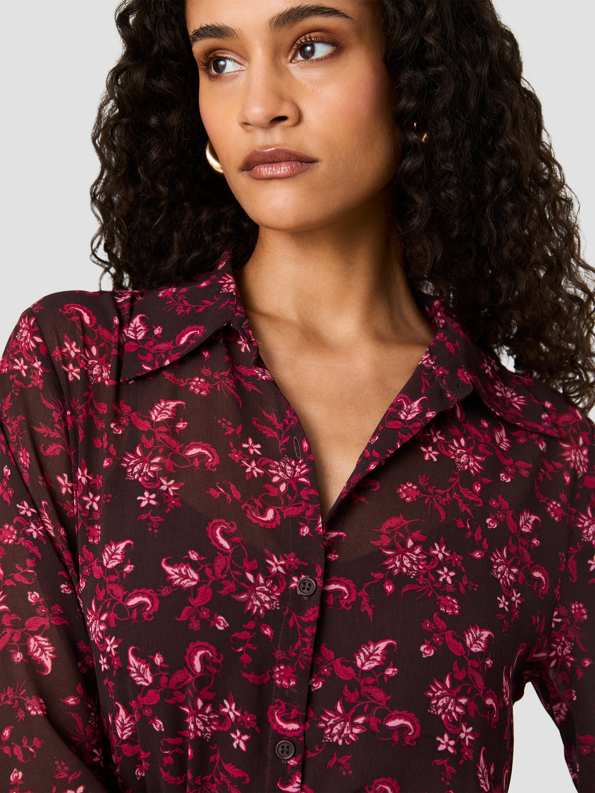 MARINA AURORA FLEUR LONG SLEEVE TIE MINI DRESS VIEW 3 MARINA AURORA FLEUR LONG SLEEVE TIE MINI DRESS VIEW 3