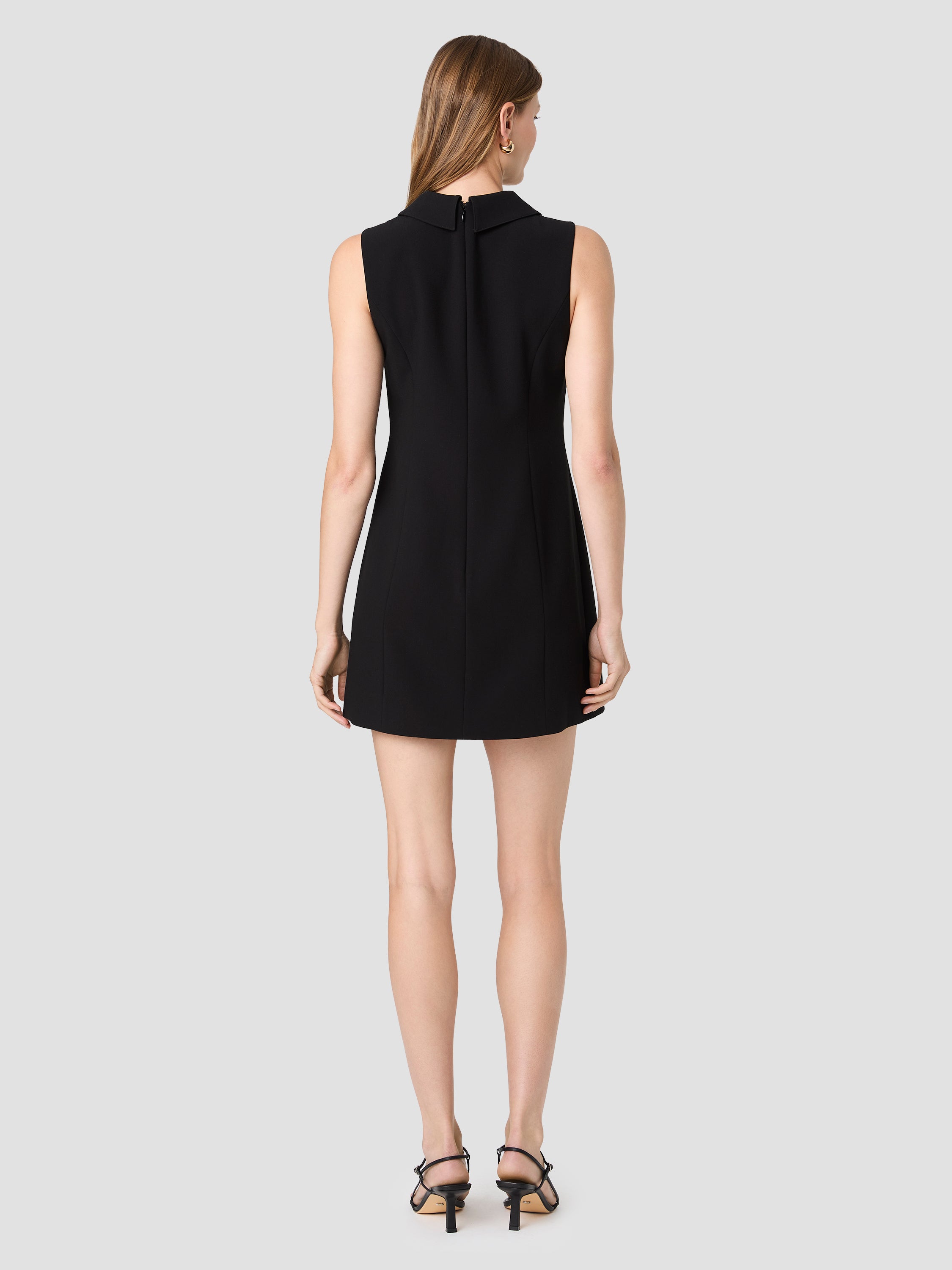 AZRA SLEEVELESS COLLAR MINI DRESS VIEW 4 | Best Sellers AZRA SLEEVELESS COLLAR MINI DRESS VIEW 4 | Best Sellers