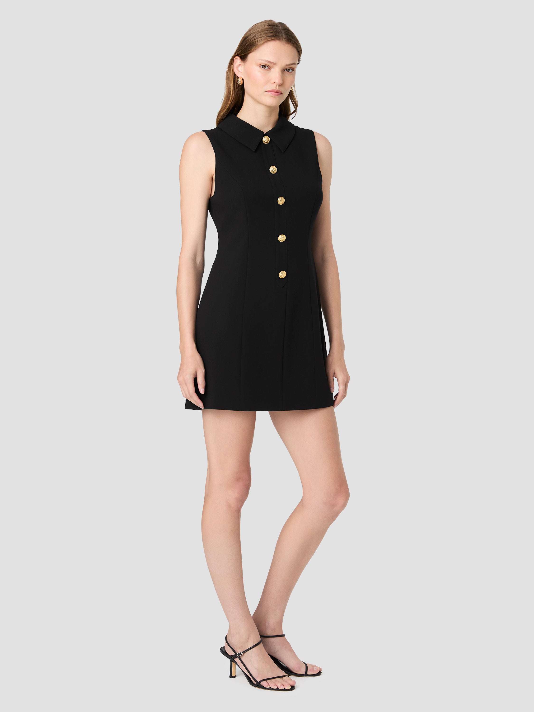 AZRA SLEEVELESS COLLAR MINI DRESS VIEW 5 | Best Sellers AZRA SLEEVELESS COLLAR MINI DRESS VIEW 5 | Best Sellers