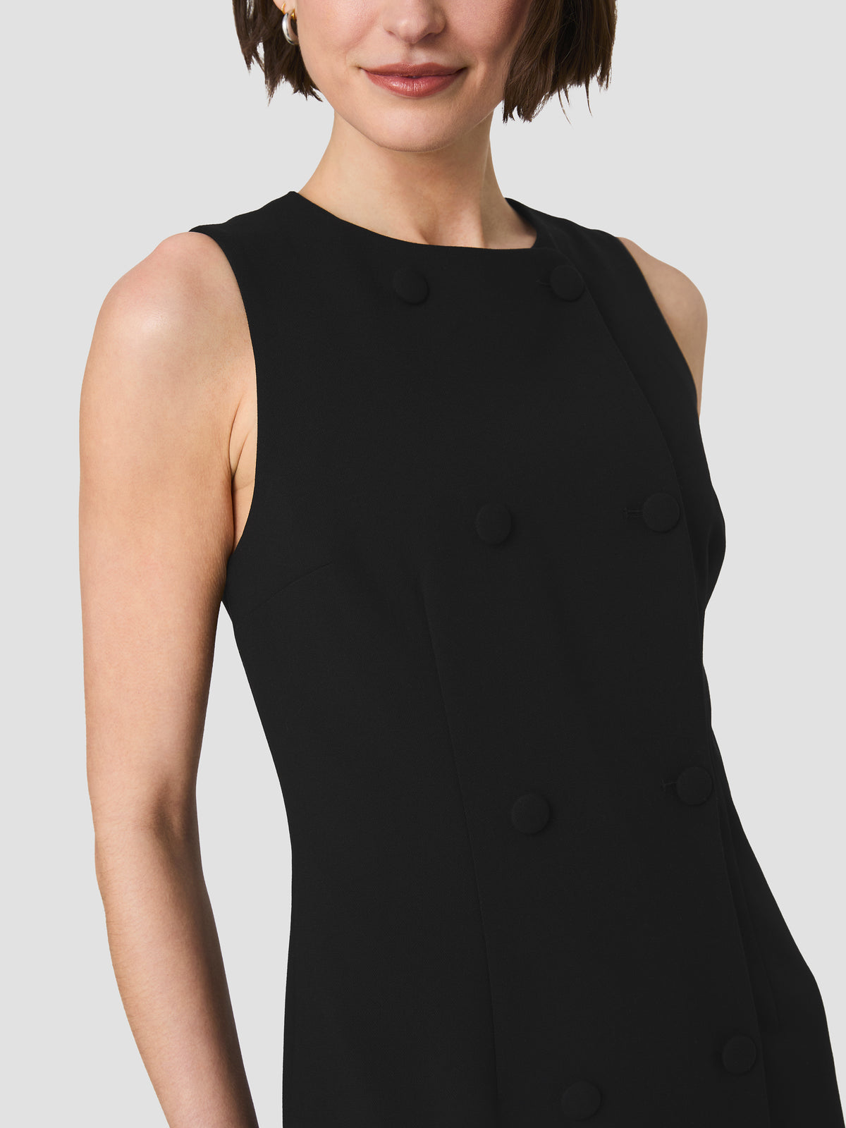 WHISPER DOUBLE BREASTED MINI DRESS VIEW 3 | New Arrivals WHISPER DOUBLE BREASTED MINI DRESS VIEW 3 | New Arrivals