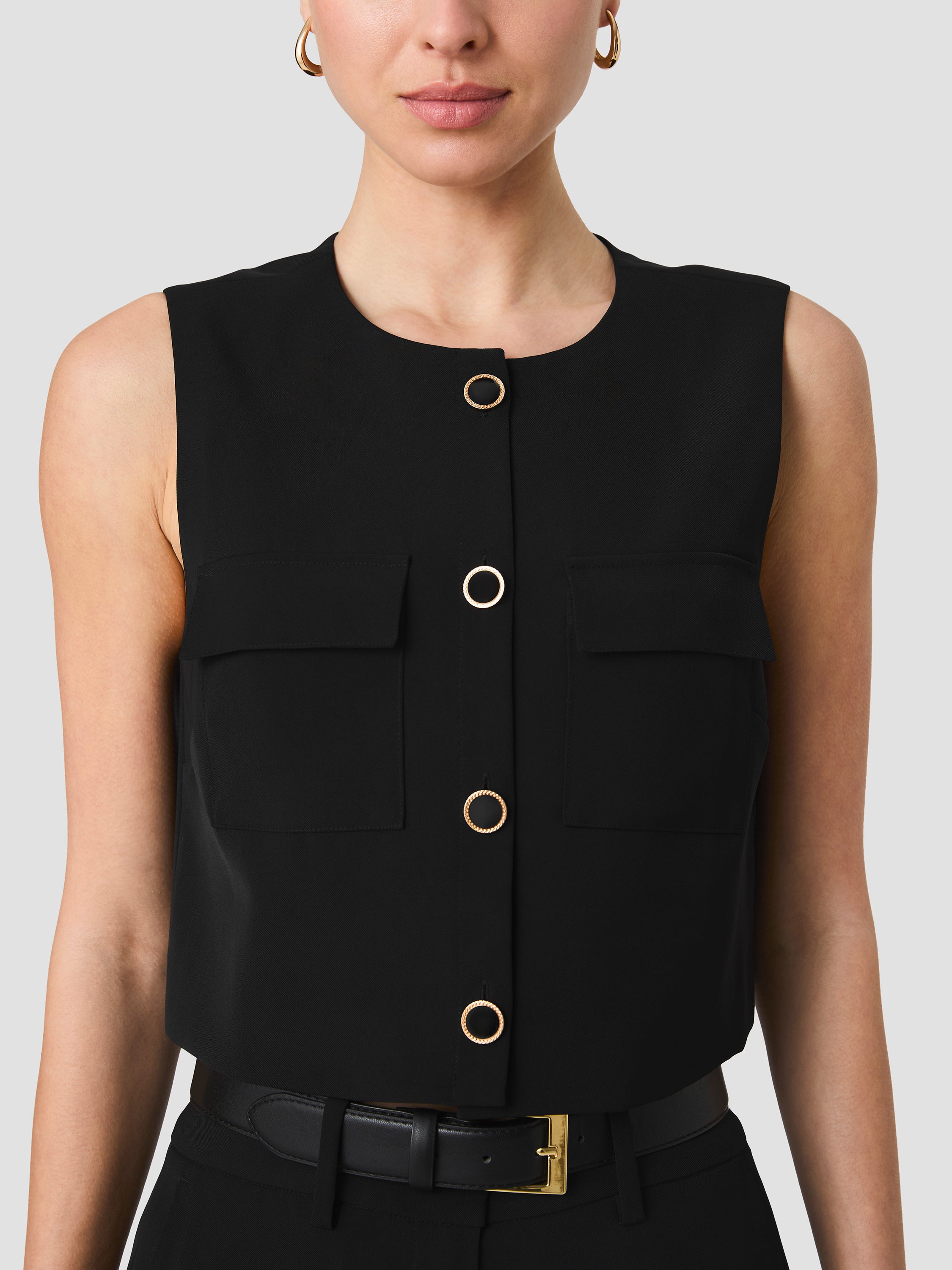 HARRY SUITING SLEEVELESS BOXY TOP VIEW 3 | Best Sellers HARRY SUITING SLEEVELESS BOXY TOP VIEW 3 | Best Sellers