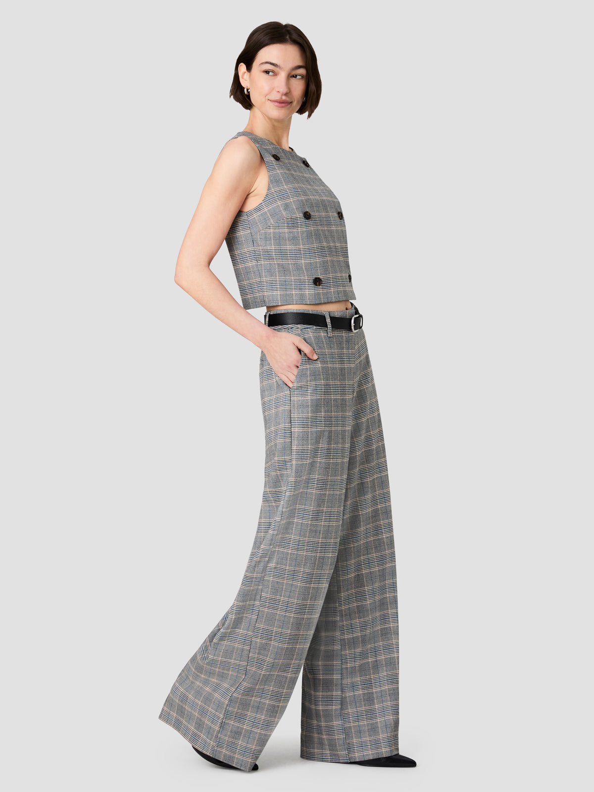 MATTEO PLAID SUITING DOUBLE BREASTED TOP VIEW 3 | New Arrivals MATTEO PLAID SUITING DOUBLE BREASTED TOP VIEW 3 | New Arrivals