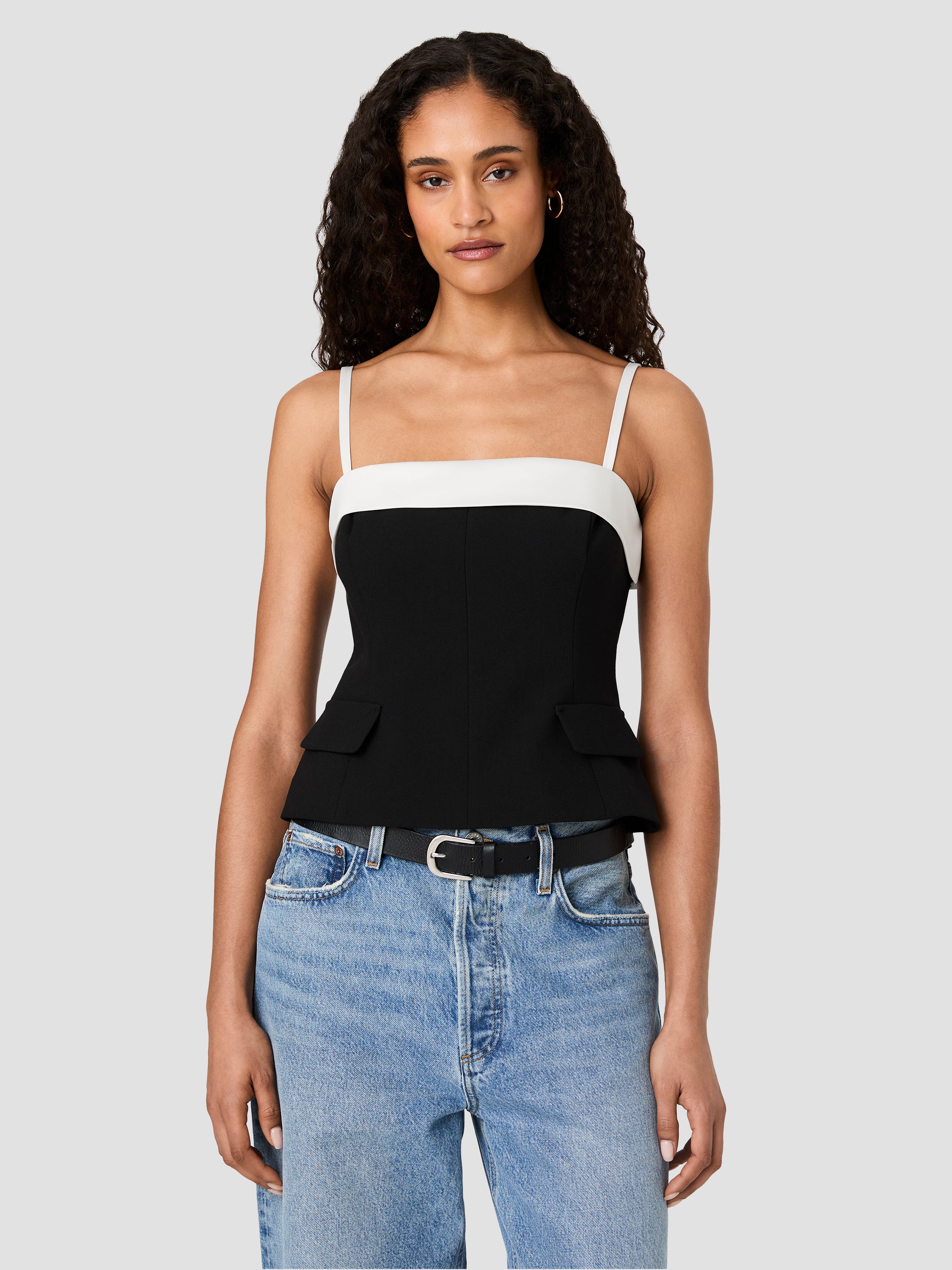 AZRA COMBO CAREY FOLDOVER STRAPPY TOP View 2 | Products AZRA COMBO CAREY FOLDOVER STRAPPY TOP View 2 | Products
