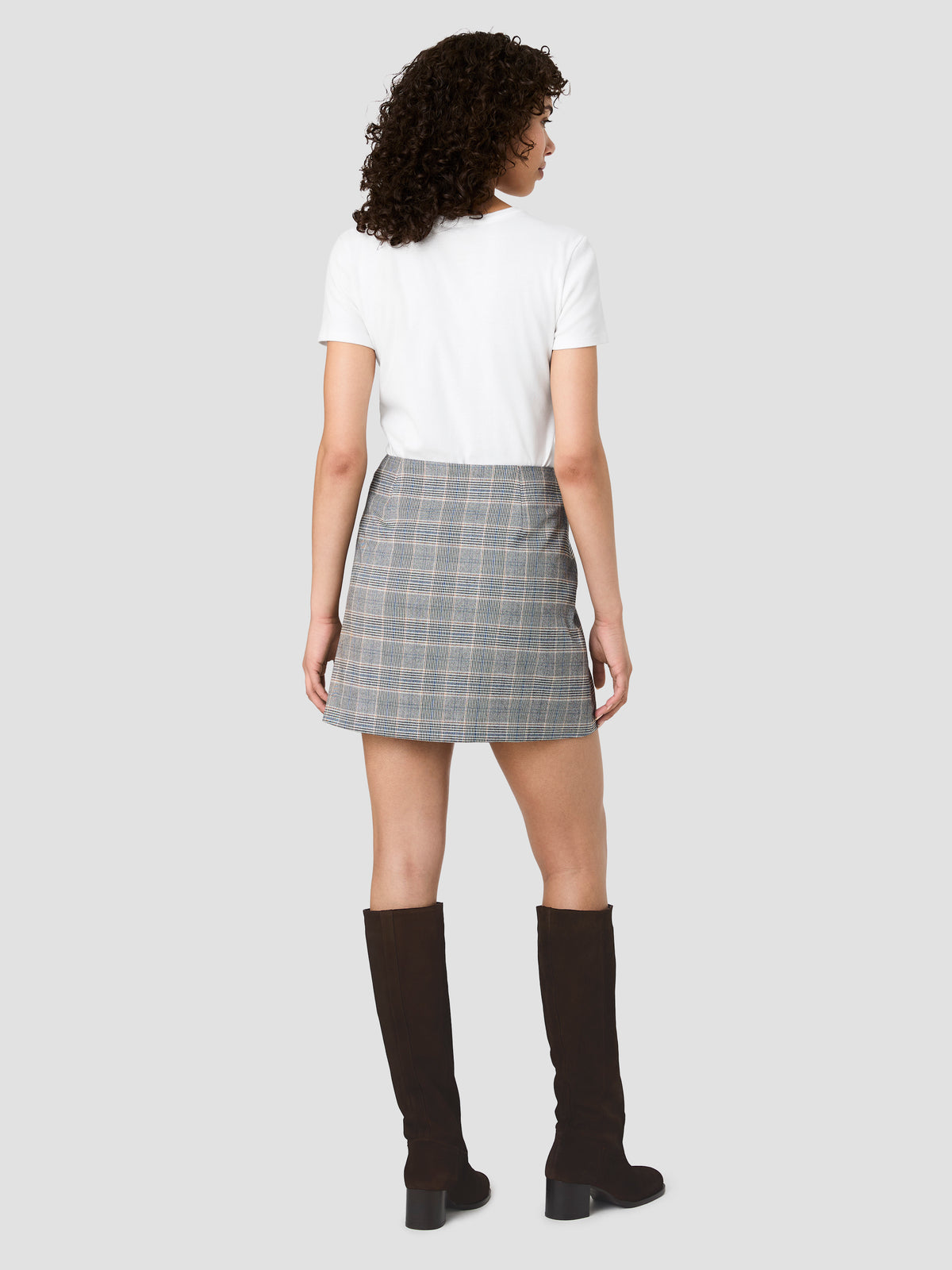 MATTEO PLAID DOUBLE BREASTED MINI SKIRT VIEW 4 | New Arrivals MATTEO PLAID DOUBLE BREASTED MINI SKIRT VIEW 4 | New Arrivals