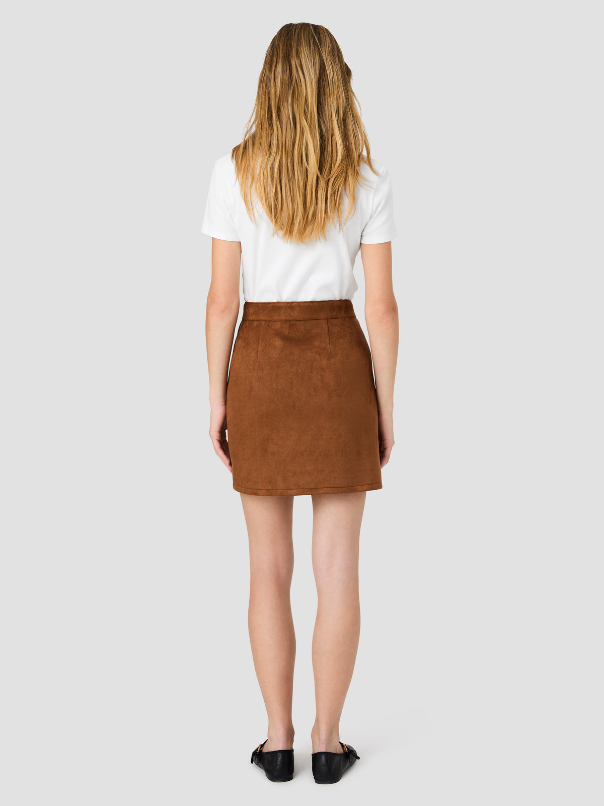 LANEY SUEDE PATCH POCKET MINI SKIRT VIEW 3 | New Arrivals LANEY SUEDE PATCH POCKET MINI SKIRT VIEW 3 | New Arrivals
