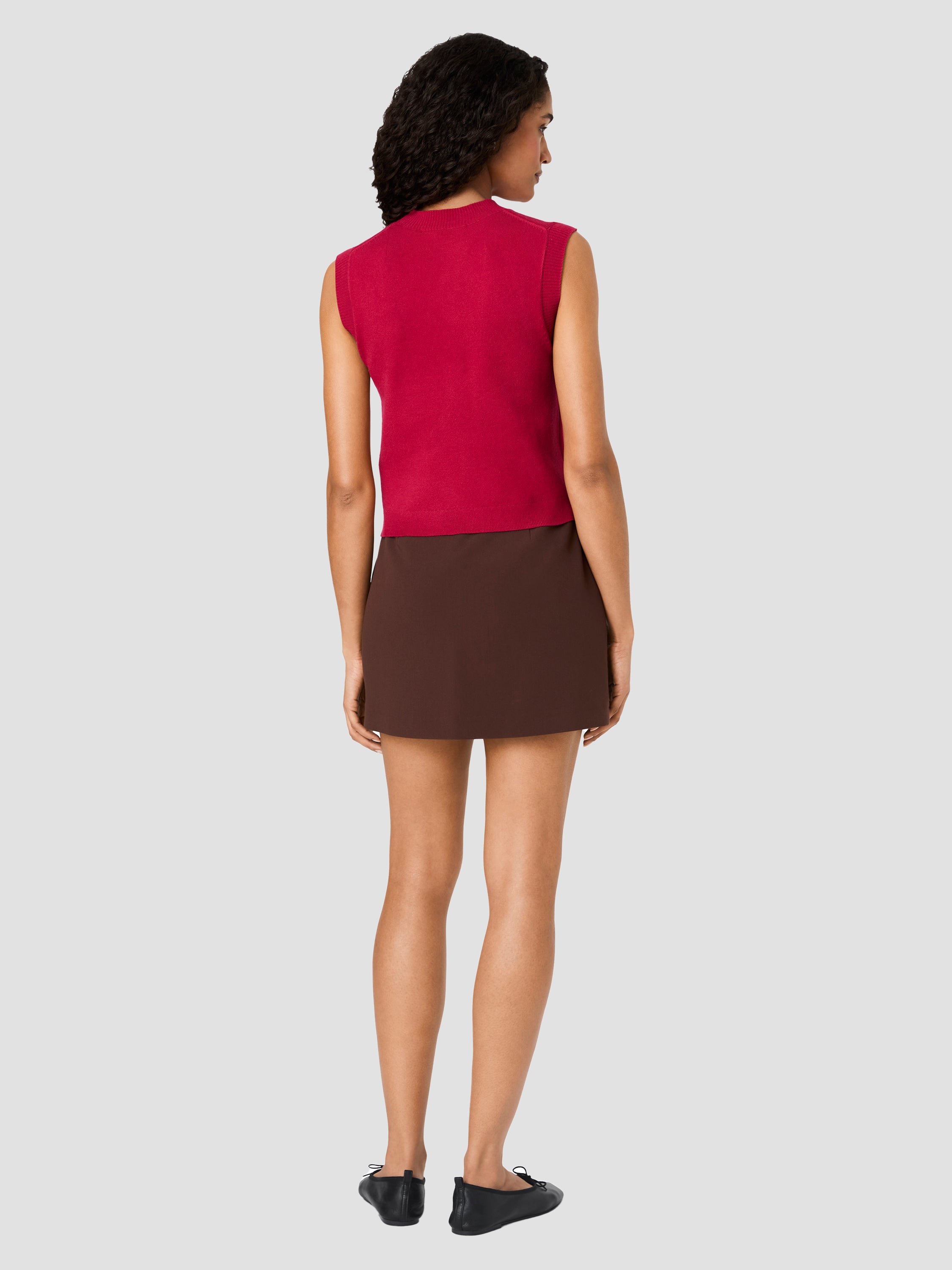 AZRA TWILL WELT POCKET MINI SKIRT VIEW 4 AZRA TWILL WELT POCKET MINI SKIRT VIEW 4