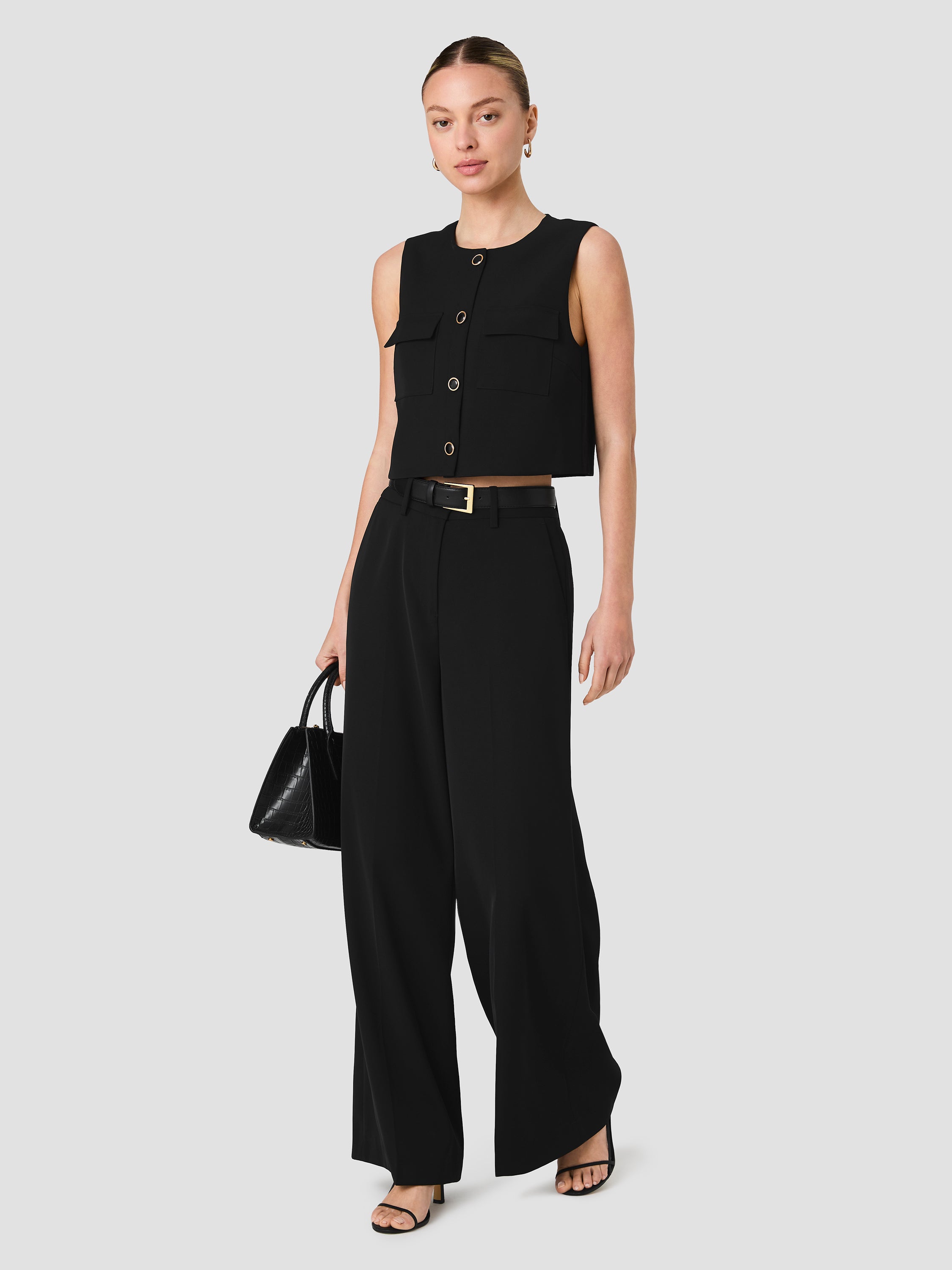 HARRY SUITING HIGH WAISTED WIDE LEG TROUSERS View 1 | The Essentials Edit HARRY SUITING HIGH WAISTED WIDE LEG TROUSERS View 1 | The Essentials Edit