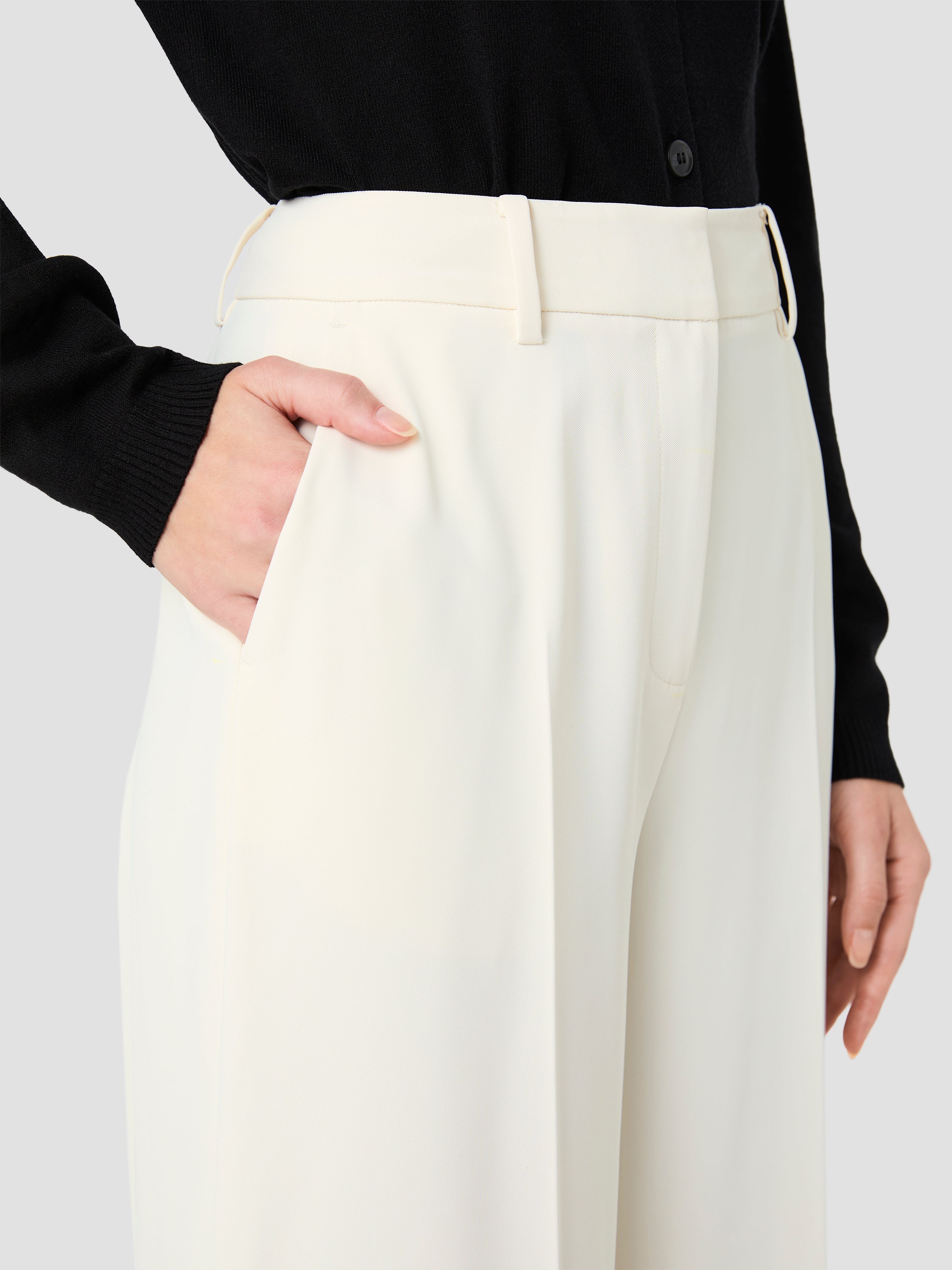 HARRY SUITING HIGH WAISTED WIDE LEG TROUSERS VIEW 3 HARRY SUITING HIGH WAISTED WIDE LEG TROUSERS VIEW 3