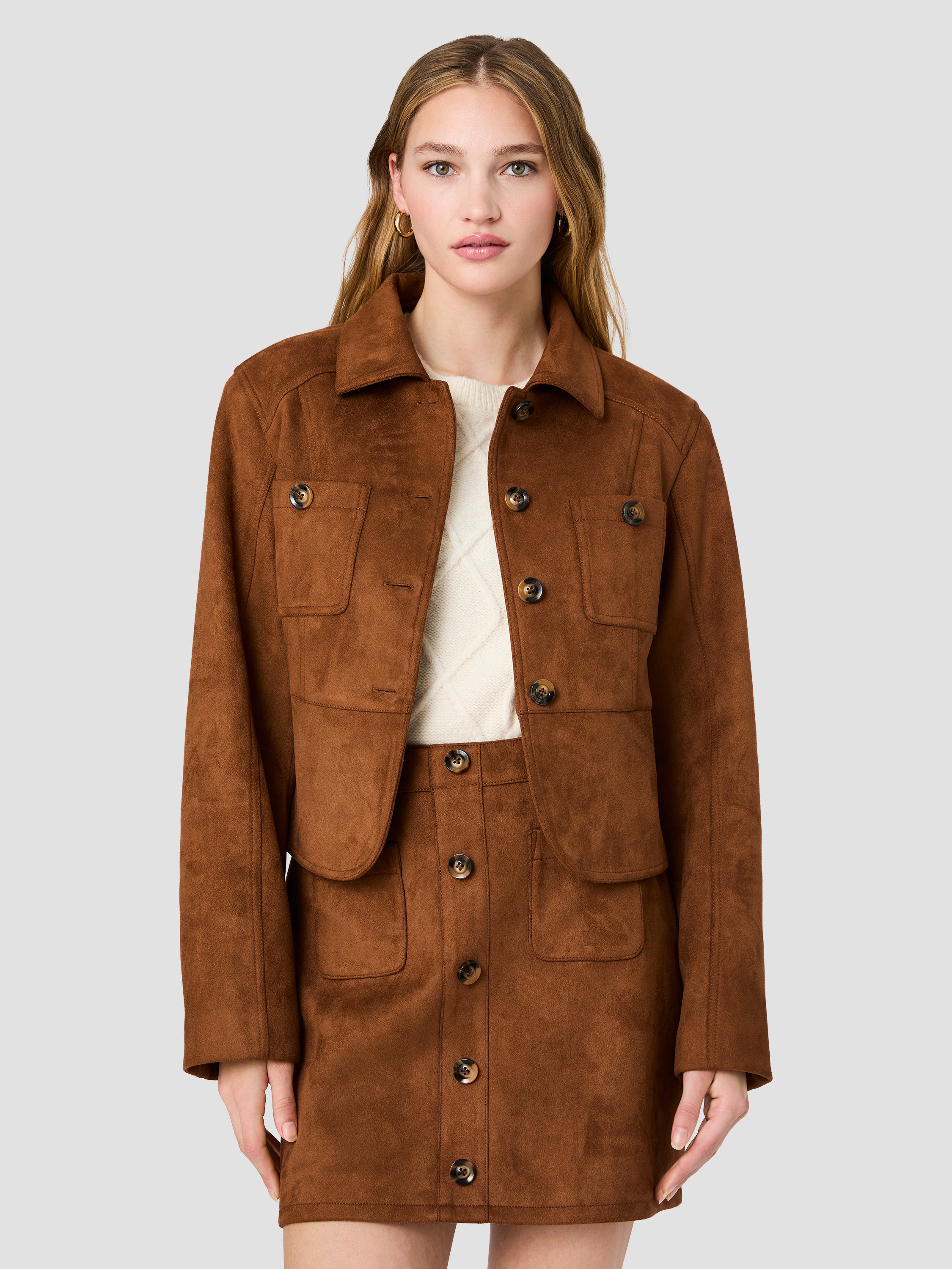 LANEY SUEDE TAILORED JACKET View 2 | Products LANEY SUEDE TAILORED JACKET View 2 | Products