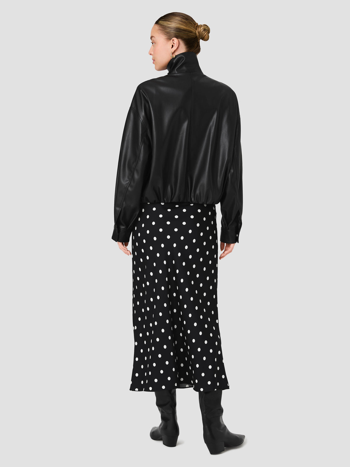 DESSA FAUX LEATHER BOMBER JACKET VIEW 7 | Best Sellers DESSA FAUX LEATHER BOMBER JACKET VIEW 7 | Best Sellers