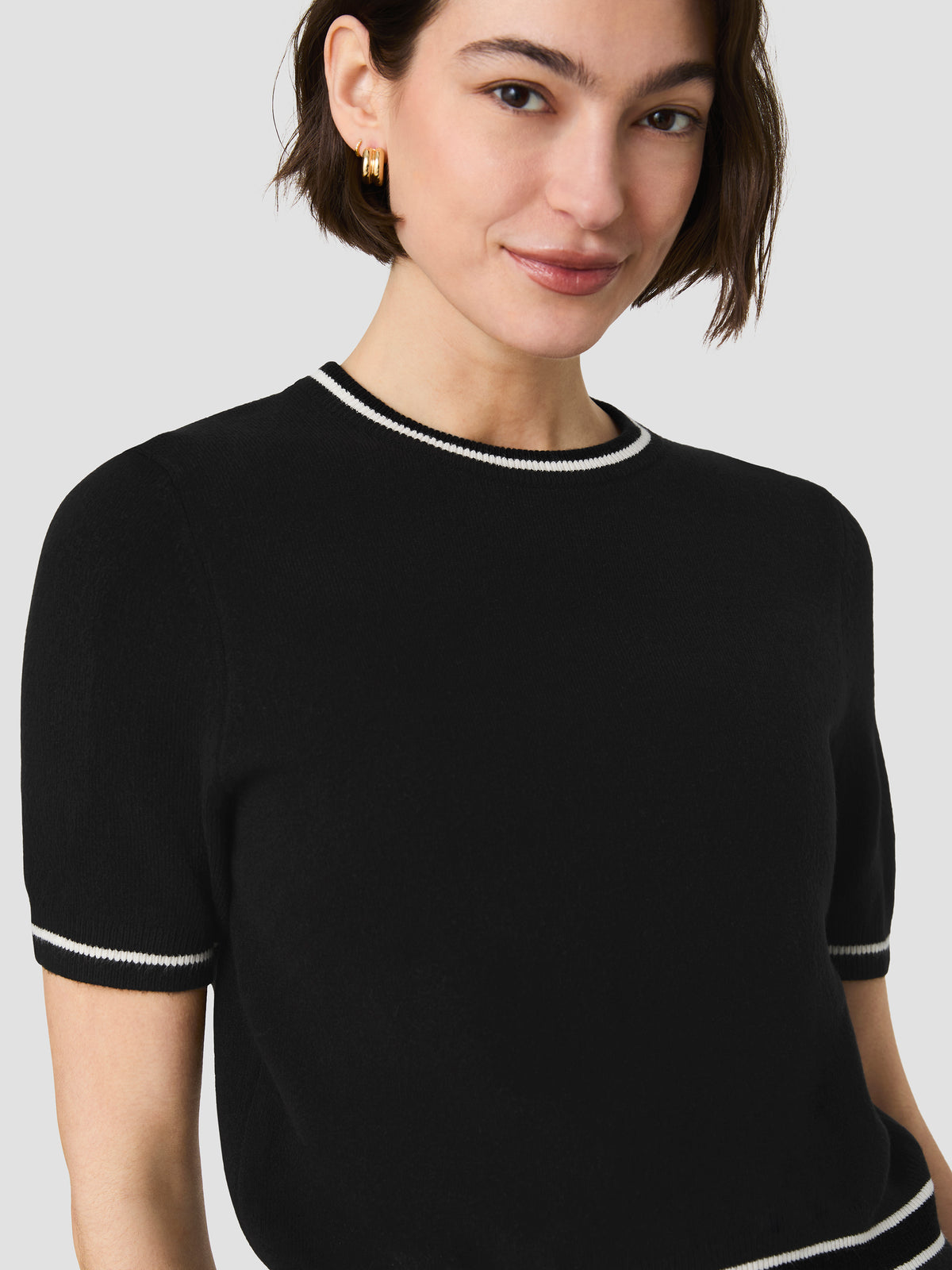 BABYSOFT SHORT SLEEVE RIB STRIPE TOP VIEW 3 | New Arrivals BABYSOFT SHORT SLEEVE RIB STRIPE TOP VIEW 3 | New Arrivals