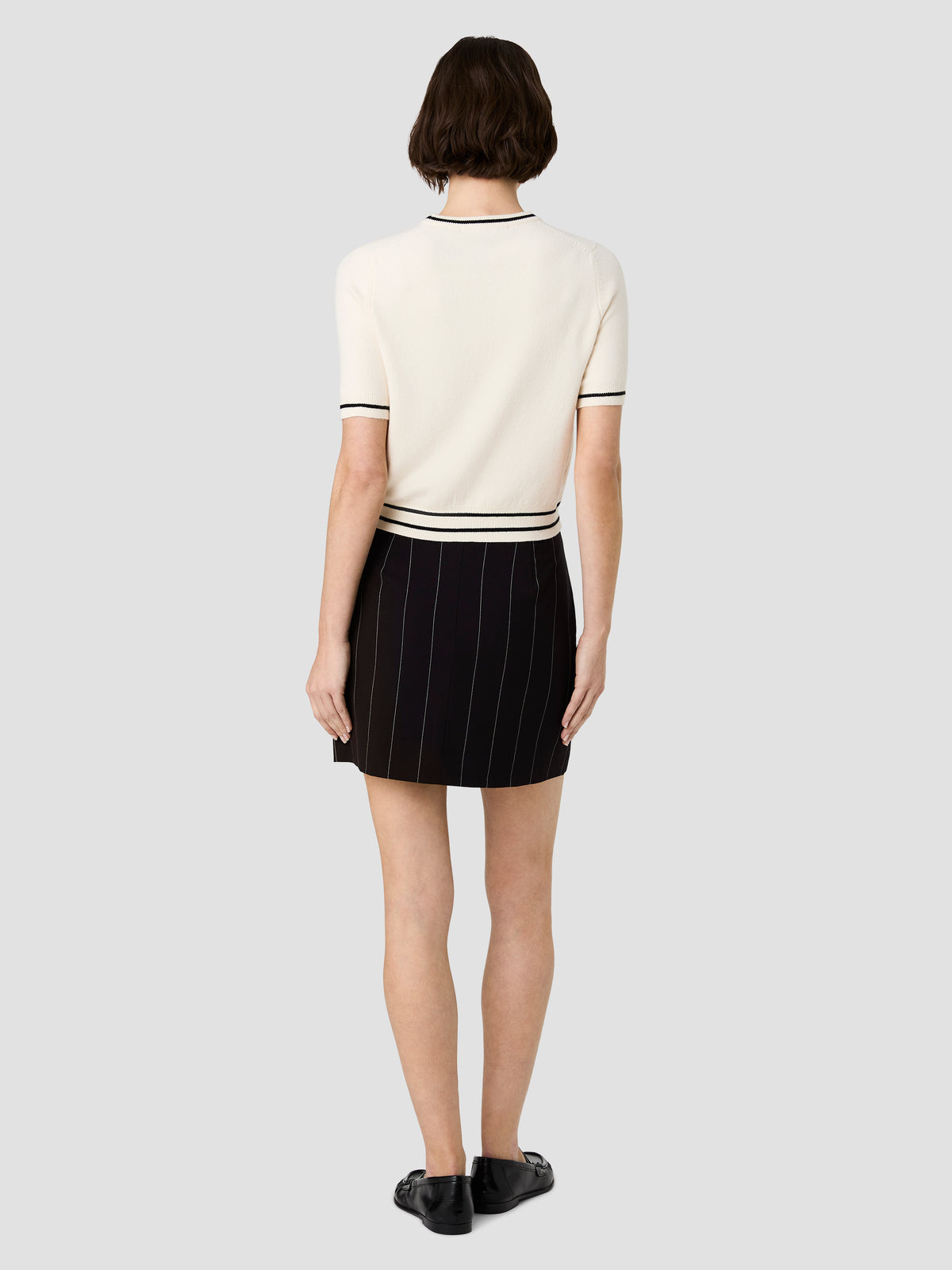 BABYSOFT SHORT SLEEVE RIB STRIPE TOP VIEW 3 BABYSOFT SHORT SLEEVE RIB STRIPE TOP VIEW 3