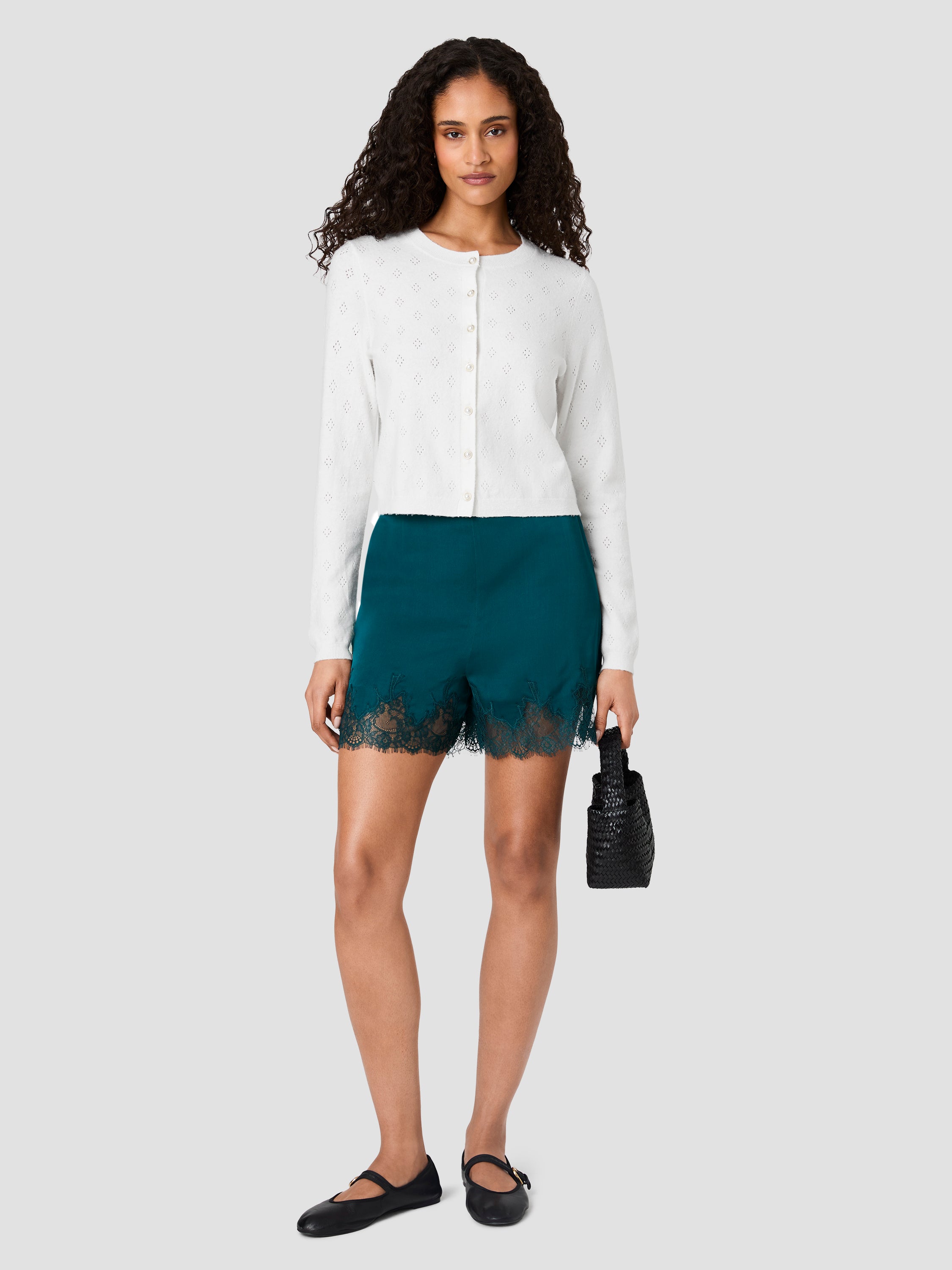DAKOTA KNIT POINTELLE CARDIGAN View 1 | Sweaters & Knits DAKOTA KNIT POINTELLE CARDIGAN View 1 | Sweaters & Knits
