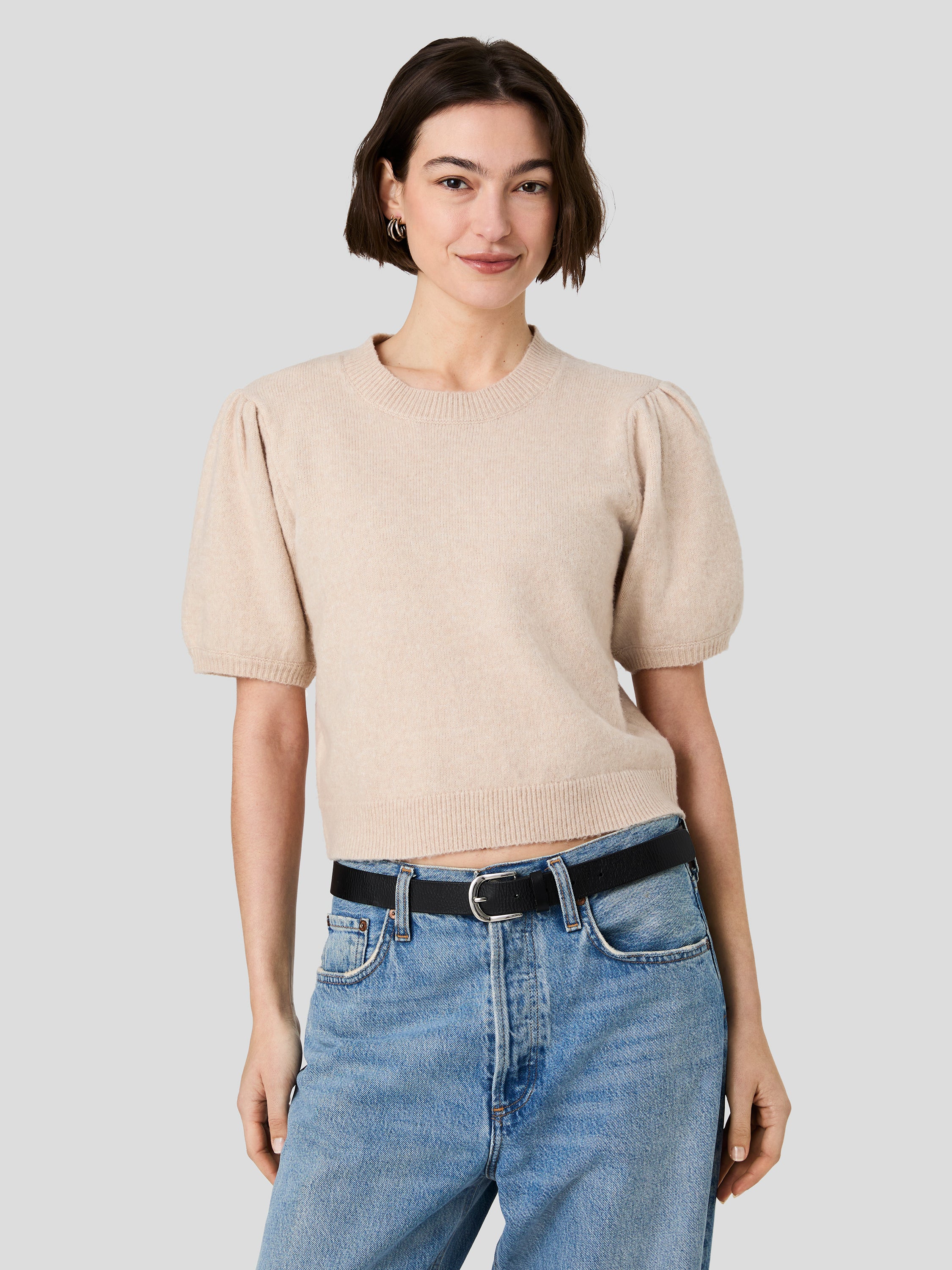 YULIA KNIT PUFF SLEEVE TOP View 2 | Products YULIA KNIT PUFF SLEEVE TOP View 2 | Products