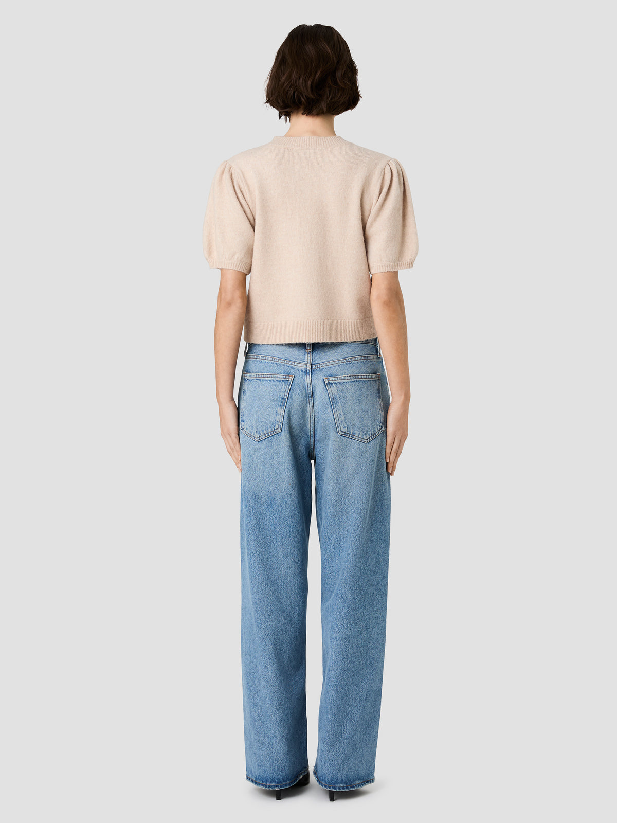 YULIA KNIT PUFF SLEEVE TOP VIEW 4 YULIA KNIT PUFF SLEEVE TOP VIEW 4