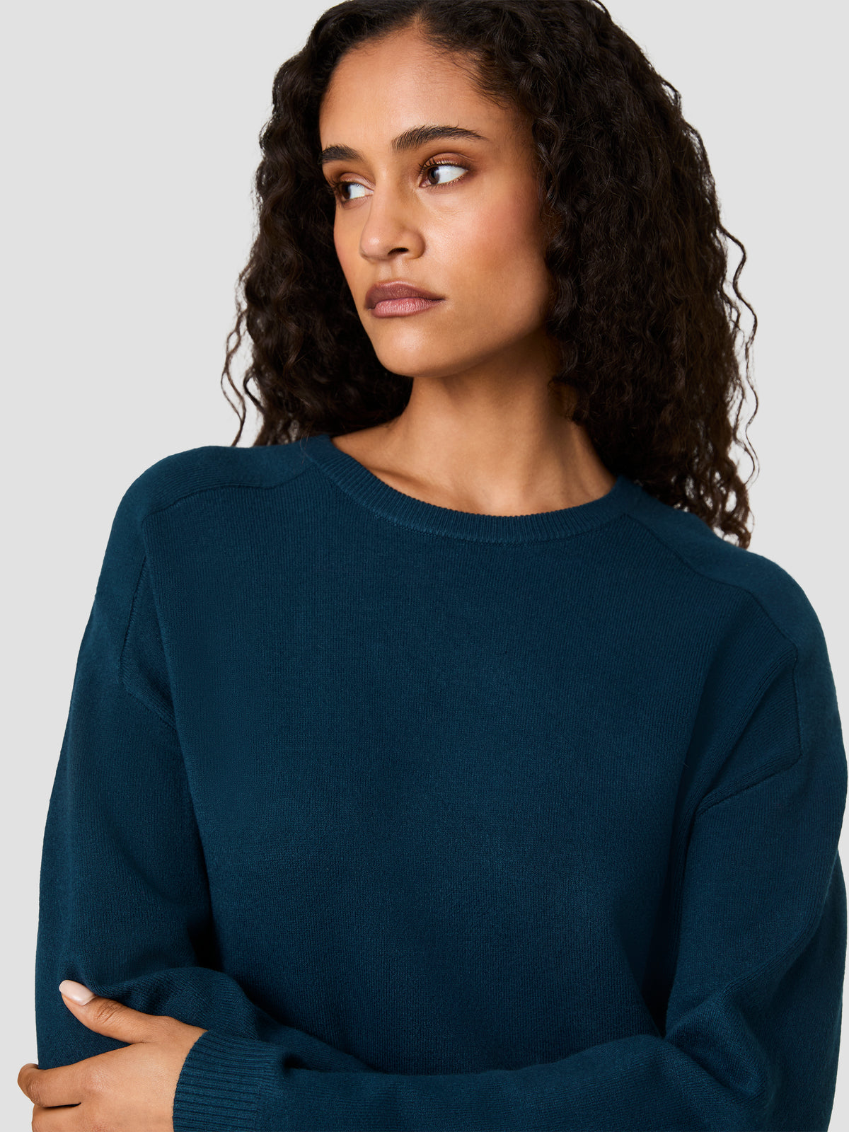 BABYSOFT OVERSIZED CREW NECK PULLOVER SWEATER VIEW 3 | New Arrivals BABYSOFT OVERSIZED CREW NECK PULLOVER SWEATER VIEW 3 | New Arrivals