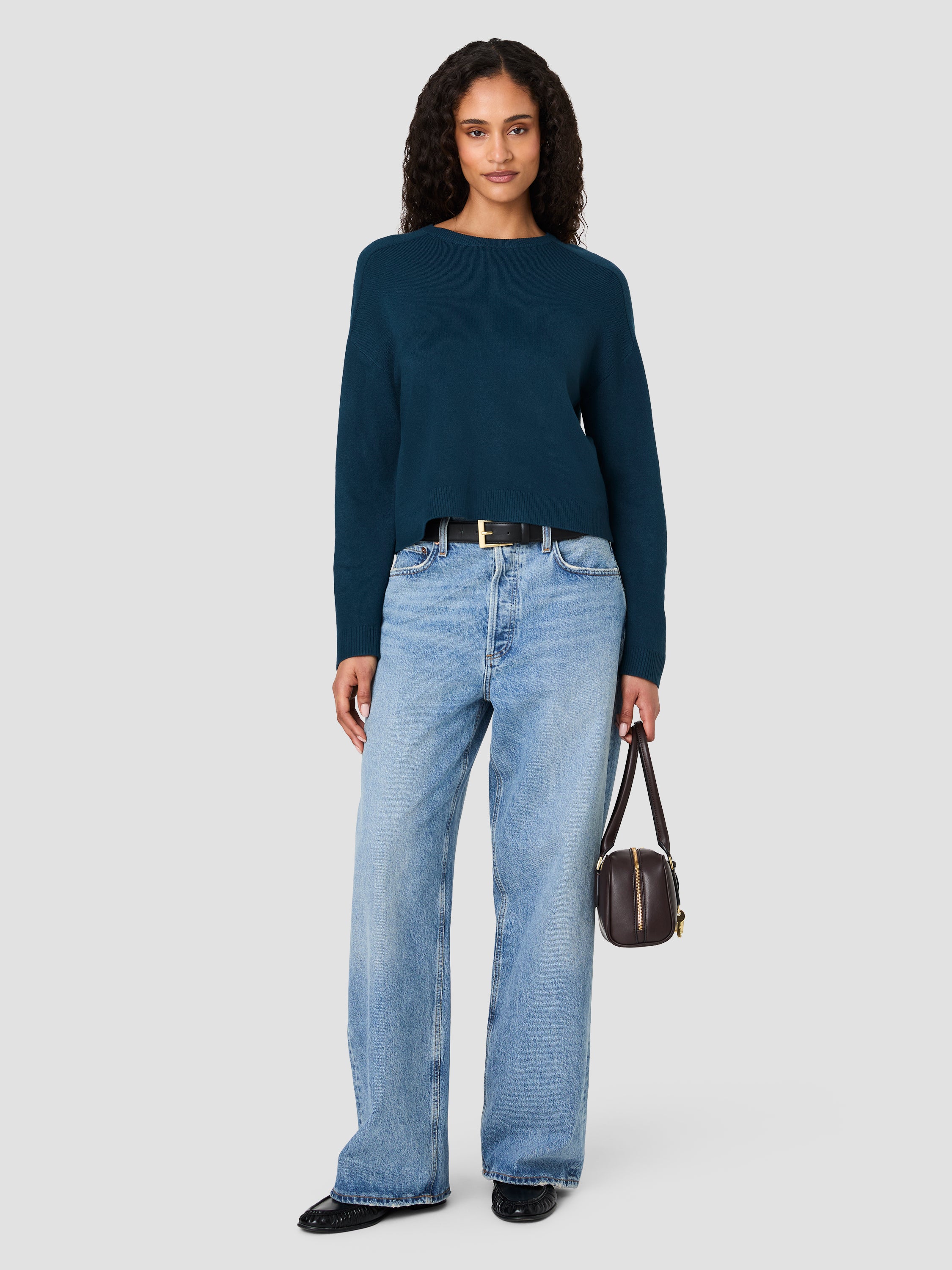 BABYSOFT OVERSIZED CREW NECK PULLOVER View 1 | The Essentials Edit BABYSOFT OVERSIZED CREW NECK PULLOVER View 1 | The Essentials Edit