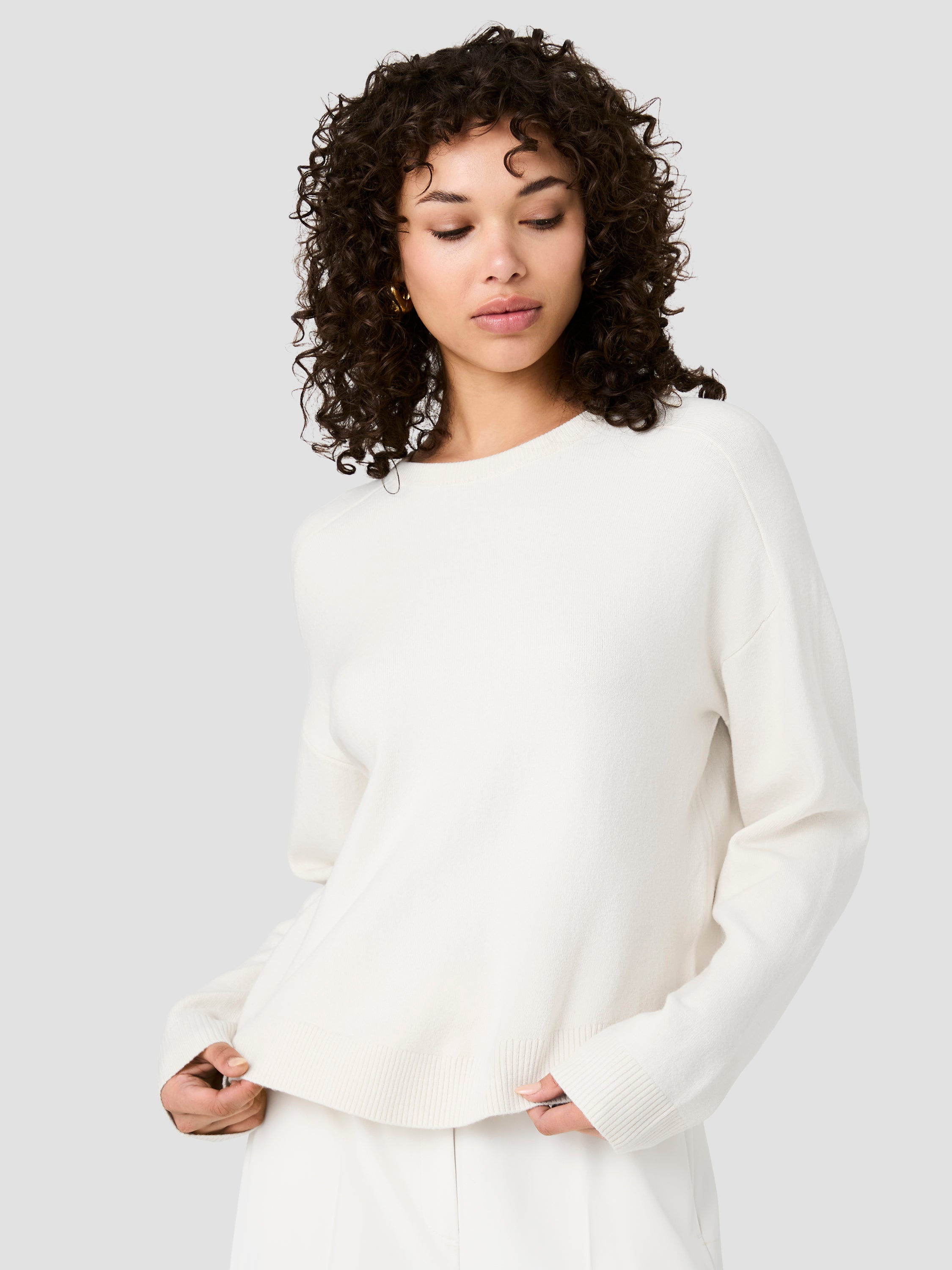 BABYSOFT OVERSIZED CREW NECK PULLOVER View 2 | Wear to Work BABYSOFT OVERSIZED CREW NECK PULLOVER View 2 | Wear to Work