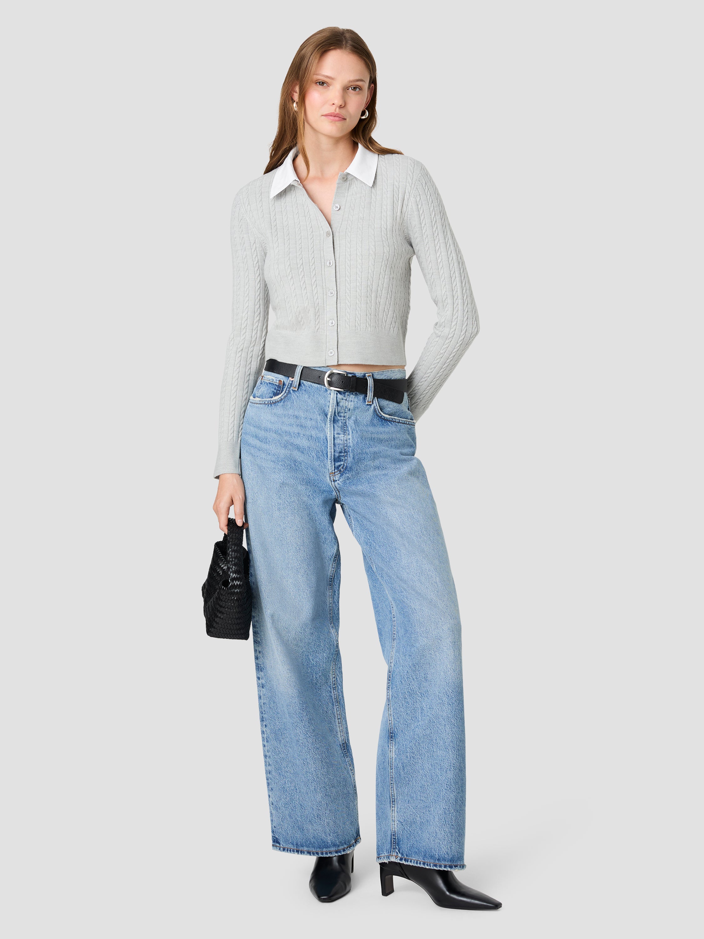 BABYSOFT CABLE POPLIN LONG SLEEVE TOP View 1 | Products BABYSOFT CABLE POPLIN LONG SLEEVE TOP View 1 | Products