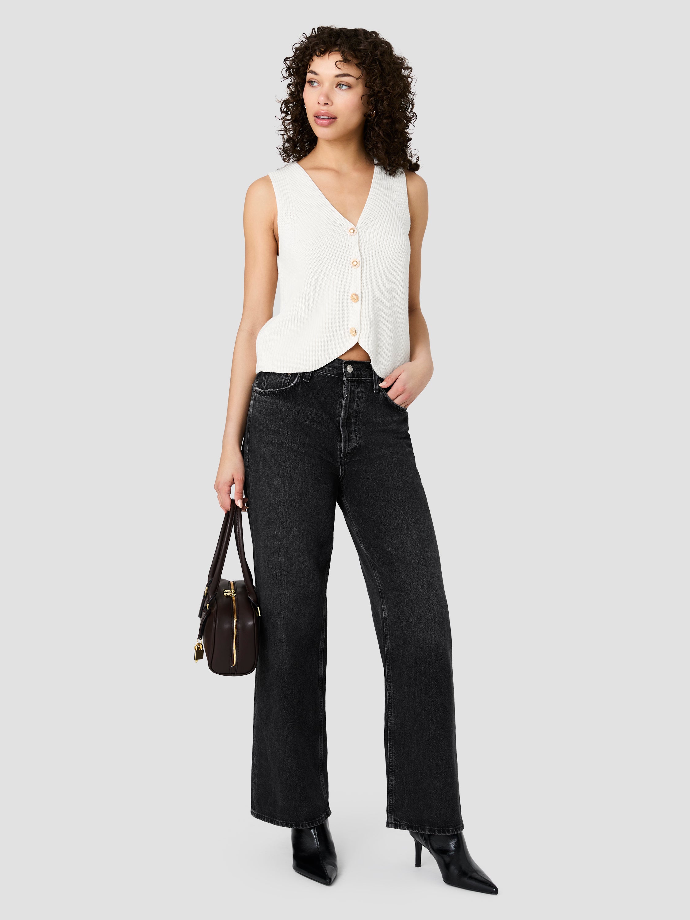 MOZART V-NECK RIB VEST View 1 | Wear to Work MOZART V-NECK RIB VEST View 1 | Wear to Work
