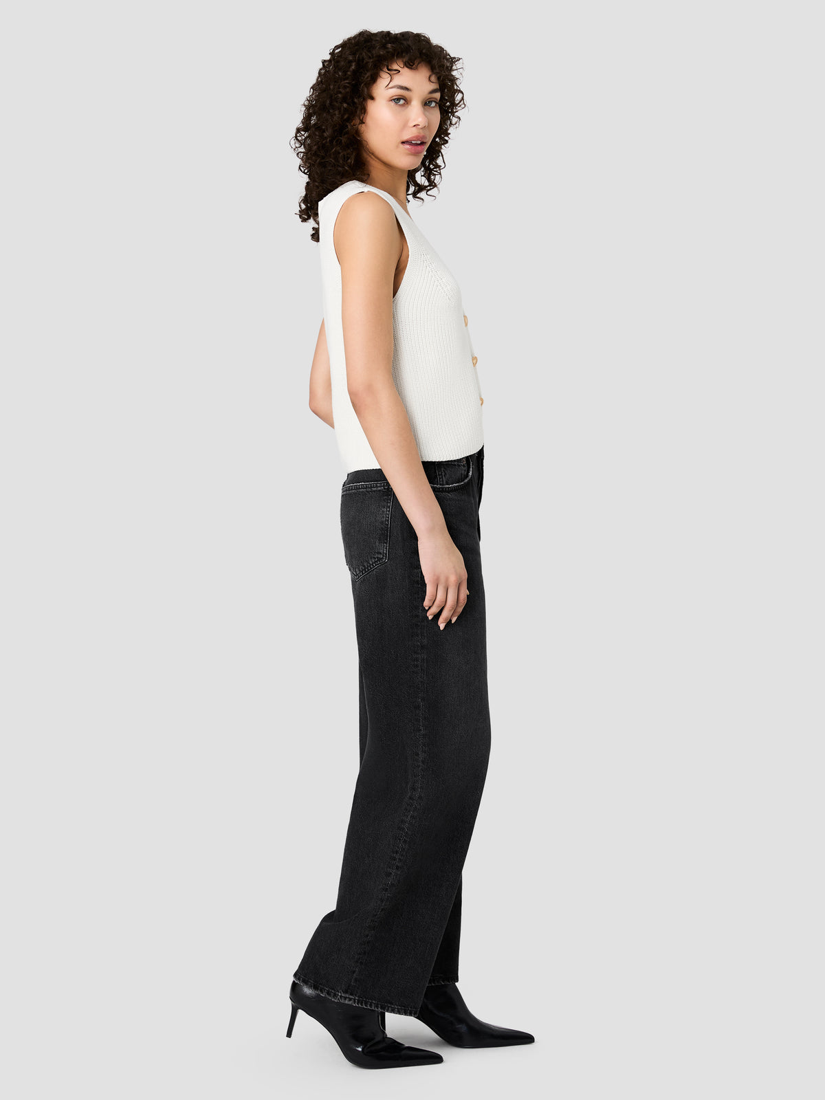 MOZART V-NECK RIB KNIT VEST VIEW 5 | New Arrivals MOZART V-NECK RIB KNIT VEST VIEW 5 | New Arrivals