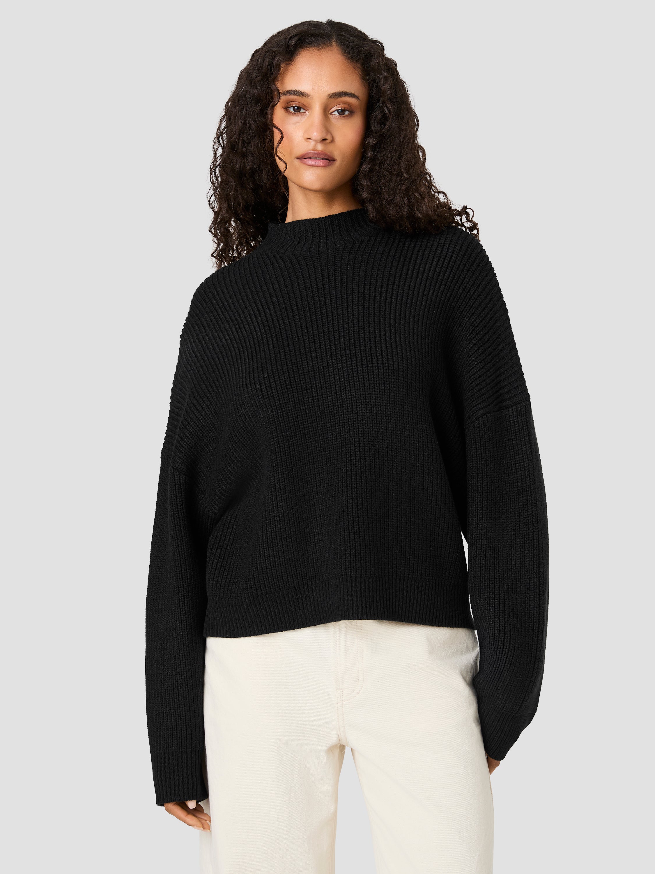 BABYSOFT MOCKNECK RIB PULLOVER View 2 | Sweaters & Knits BABYSOFT MOCKNECK RIB PULLOVER View 2 | Sweaters & Knits