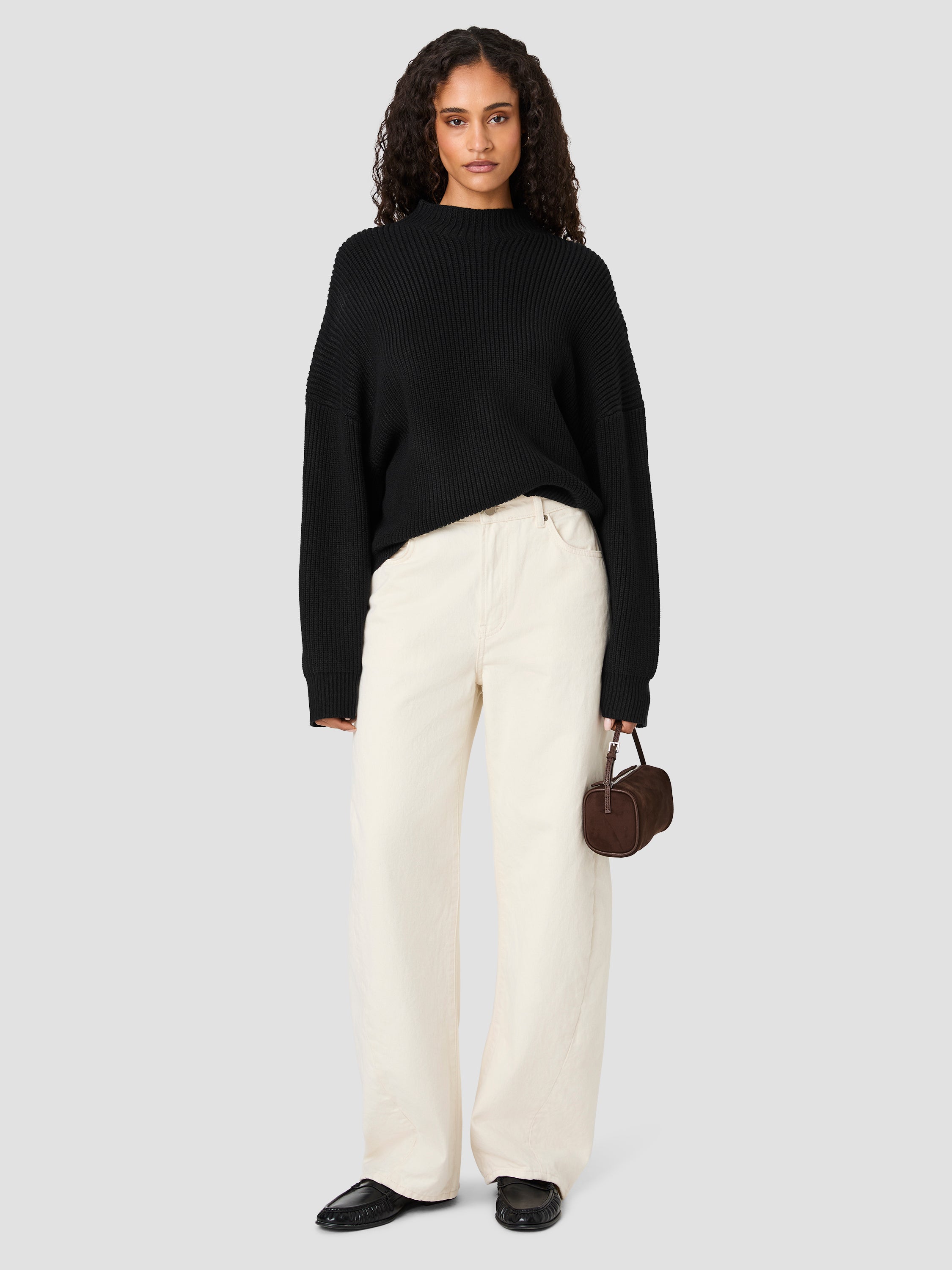BABYSOFT MOCKNECK RIB PULLOVER View 1 | Sweaters & Knits BABYSOFT MOCKNECK RIB PULLOVER View 1 | Sweaters & Knits