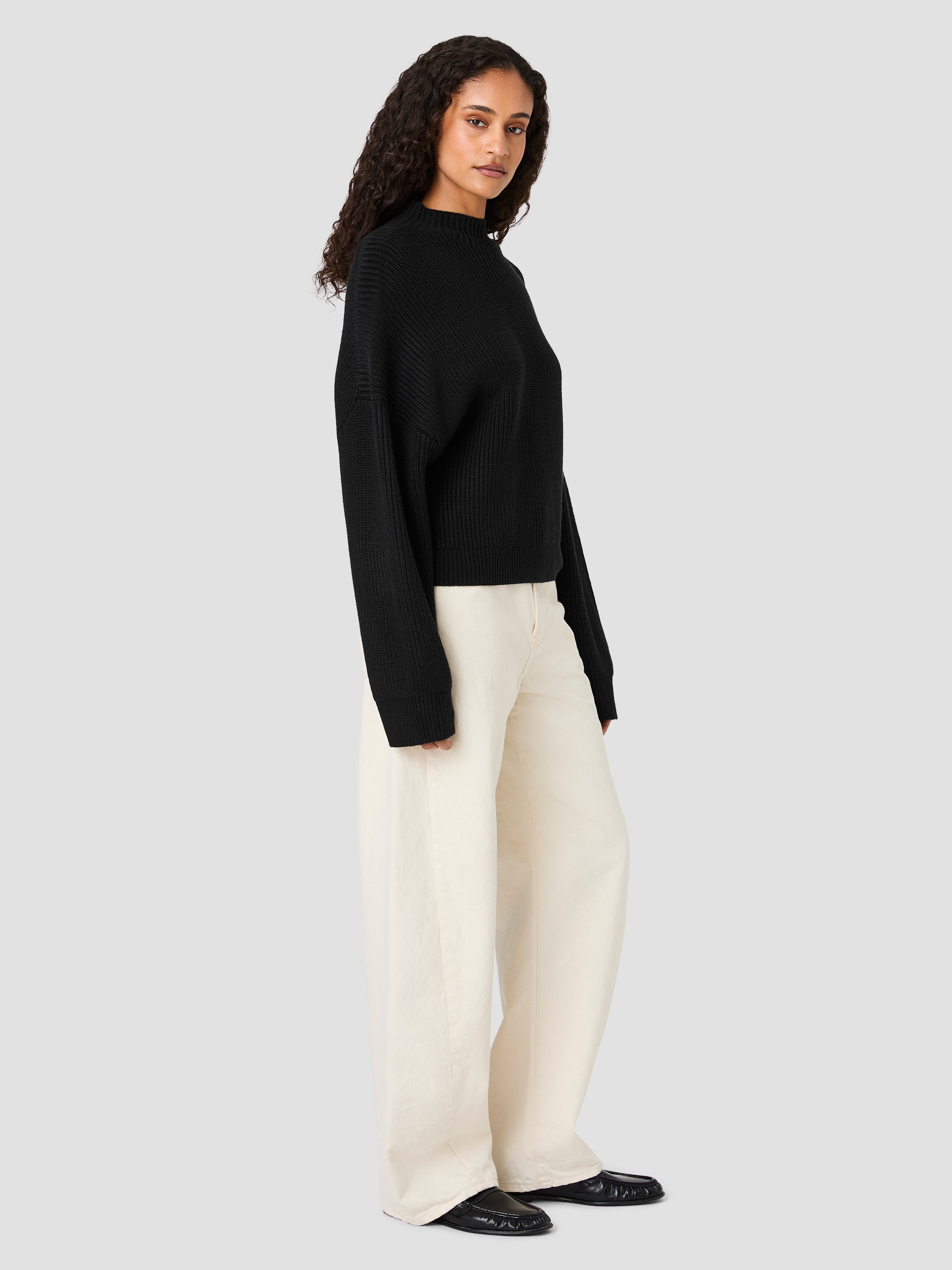 BABYSOFT MOCKNECK RIB PULLOVER SWEATER VIEW 5 | New Arrivals BABYSOFT MOCKNECK RIB PULLOVER SWEATER VIEW 5 | New Arrivals