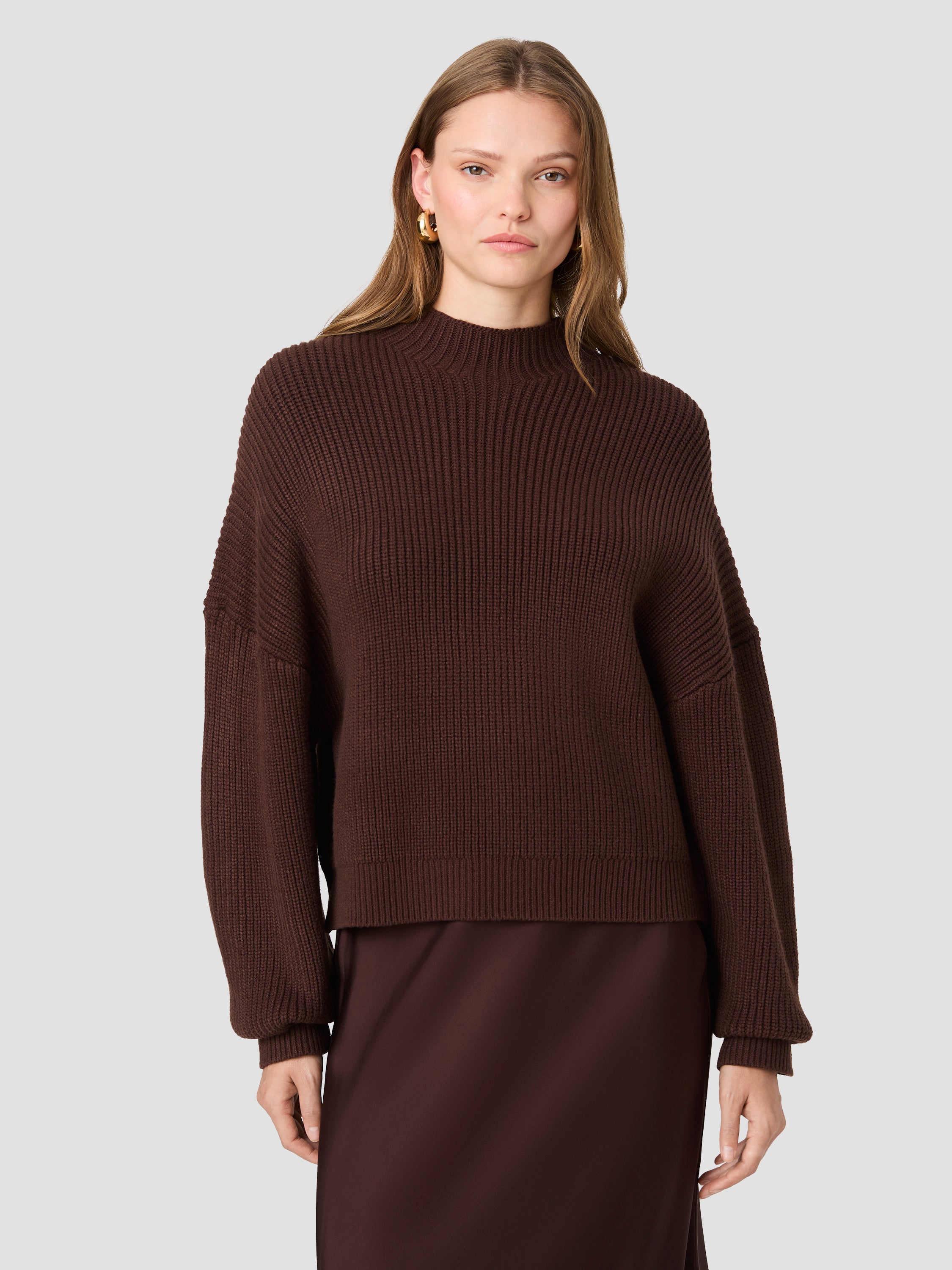 BABYSOFT MOCKNECK RIB PULLOVER SWEATER View 2 | Products BABYSOFT MOCKNECK RIB PULLOVER SWEATER View 2 | Products