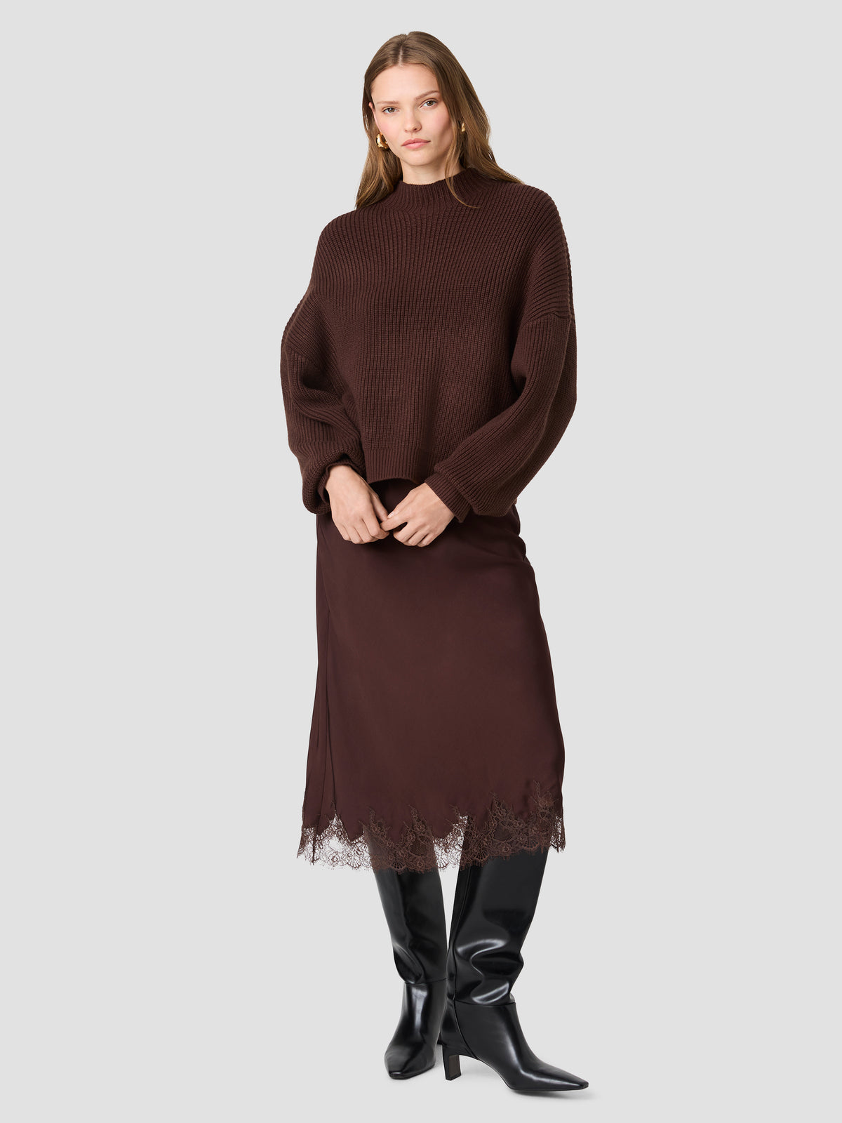 BABYSOFT MOCKNECK RIB PULLOVER SWEATER VIEW 6 | New Arrivals BABYSOFT MOCKNECK RIB PULLOVER SWEATER VIEW 6 | New Arrivals