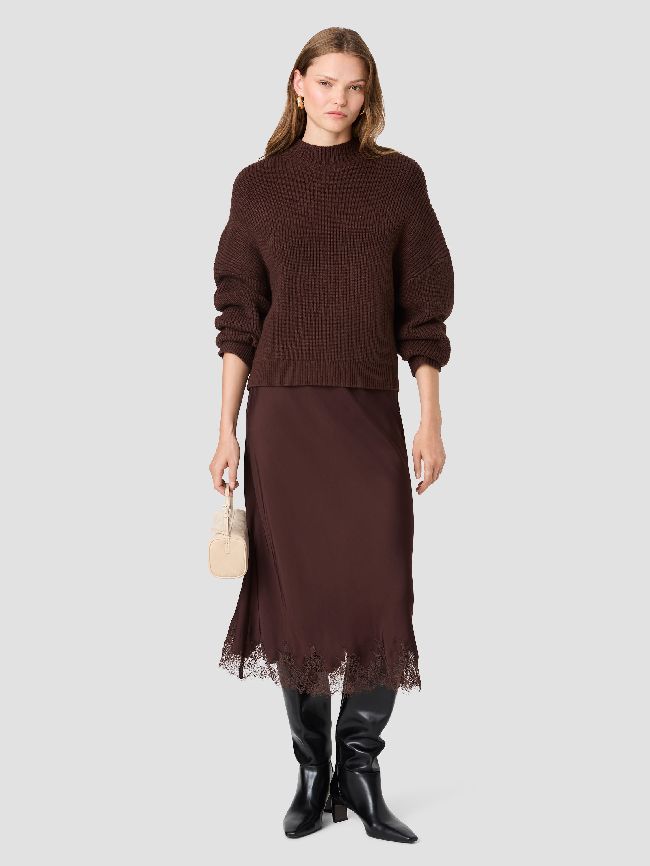 BABYSOFT MOCKNECK RIB PULLOVER SWEATER View 1 | Products BABYSOFT MOCKNECK RIB PULLOVER SWEATER View 1 | Products