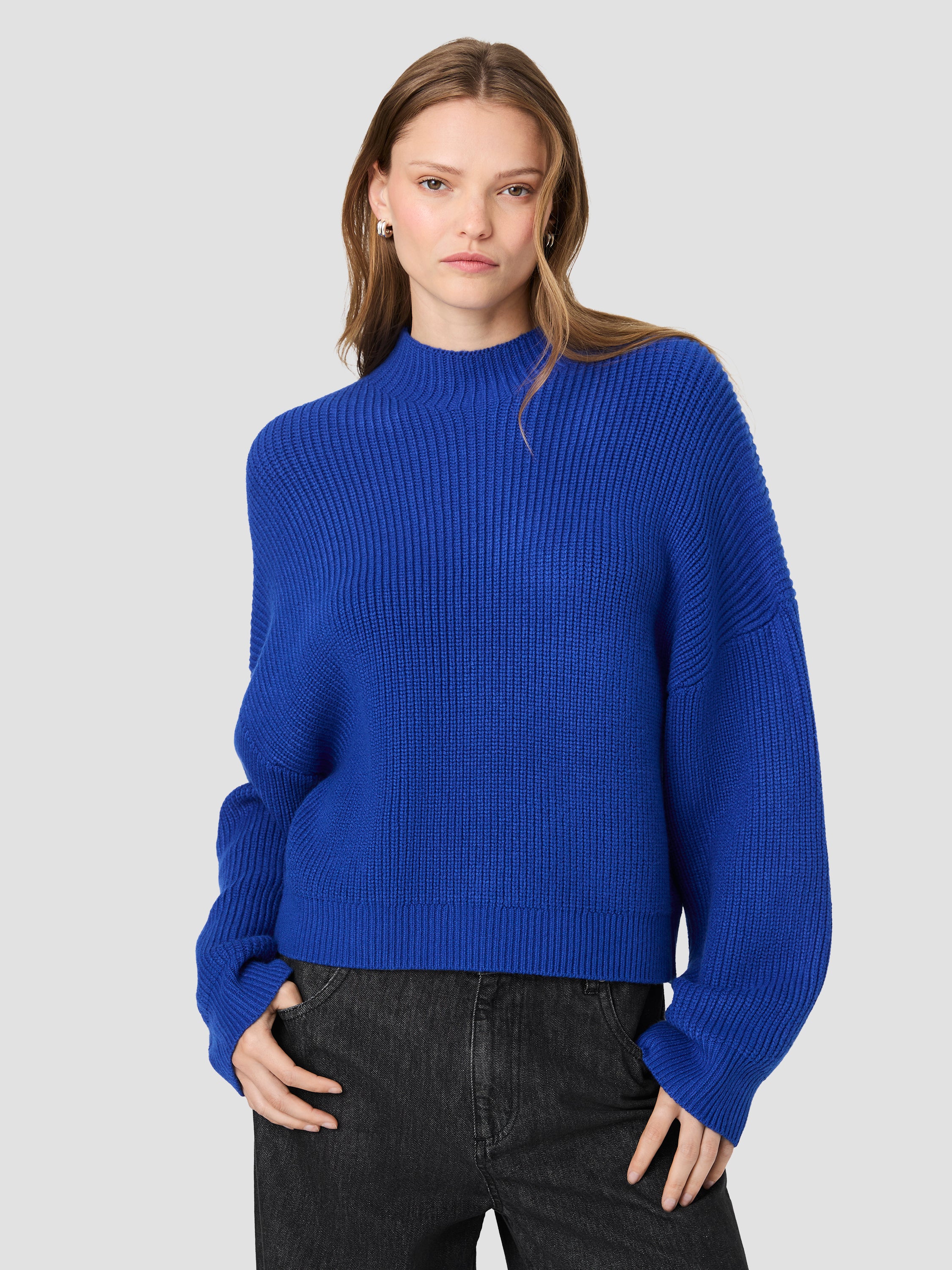 BABYSOFT MOCKNECK RIB PULLOVER SWEATER View 2 | Products BABYSOFT MOCKNECK RIB PULLOVER SWEATER View 2 | Products