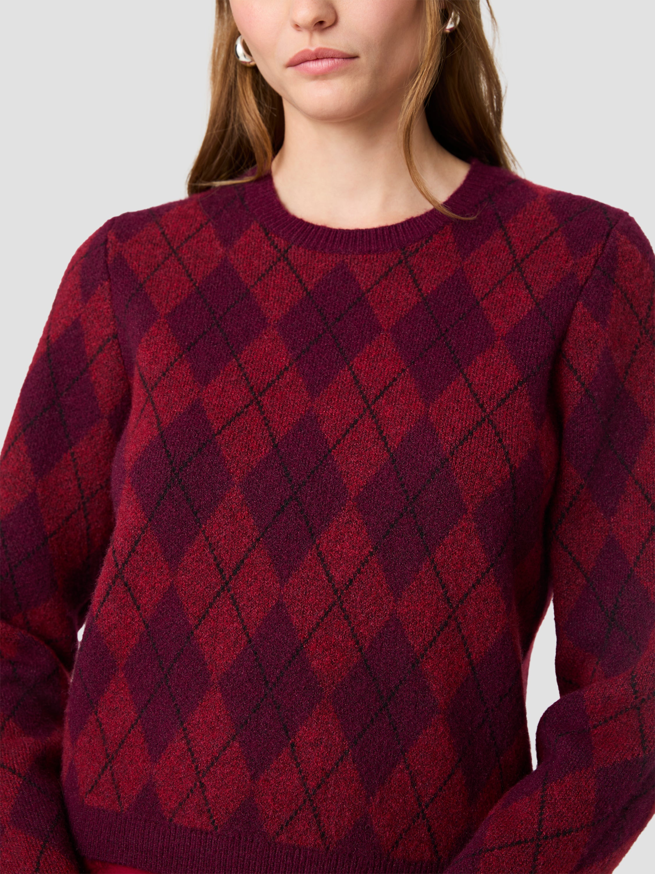 KODA KNIT ARGYLE JACQUARD PULLOVER SWEATER VIEW 3 | Sweaters & Knits KODA KNIT ARGYLE JACQUARD PULLOVER SWEATER VIEW 3 | Sweaters & Knits