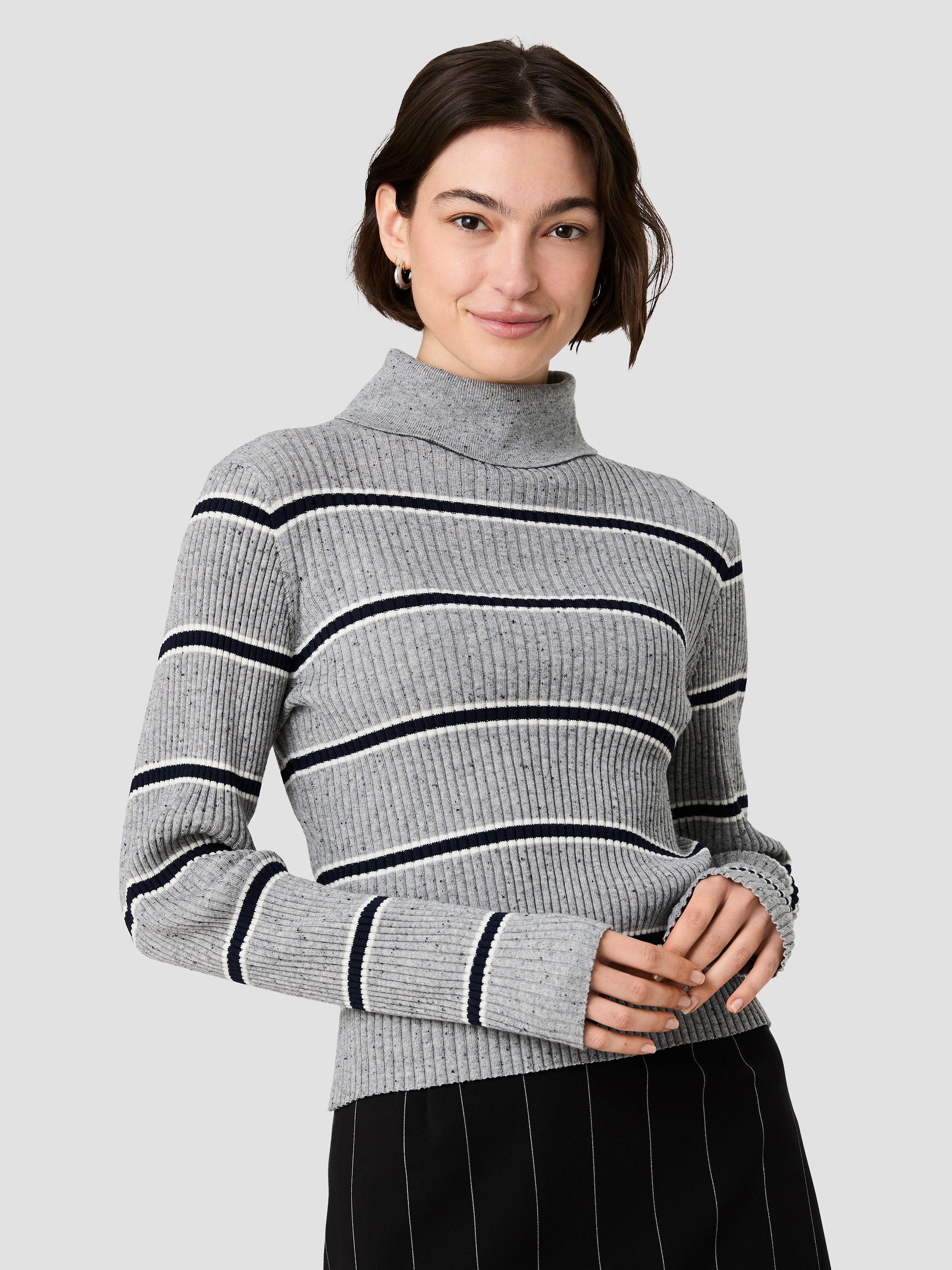 MASON KNIT VARSITY LONG SLEEVE TOP View 2 | Shirts & Tops MASON KNIT VARSITY LONG SLEEVE TOP View 2 | Shirts & Tops