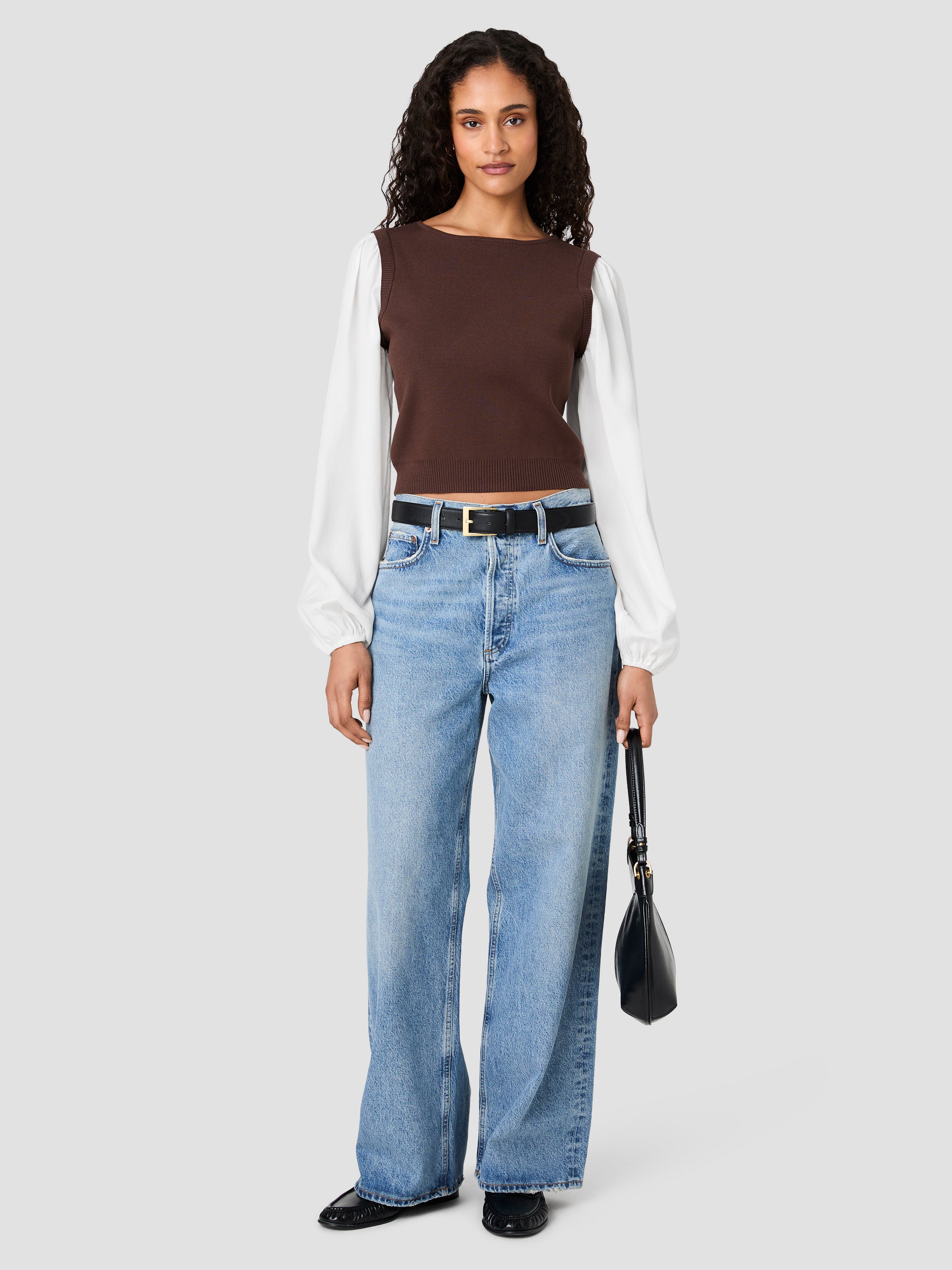 MAXIME KNIT SHIRTING LONG SLEEVE TOP View 1 | Products MAXIME KNIT SHIRTING LONG SLEEVE TOP View 1 | Products