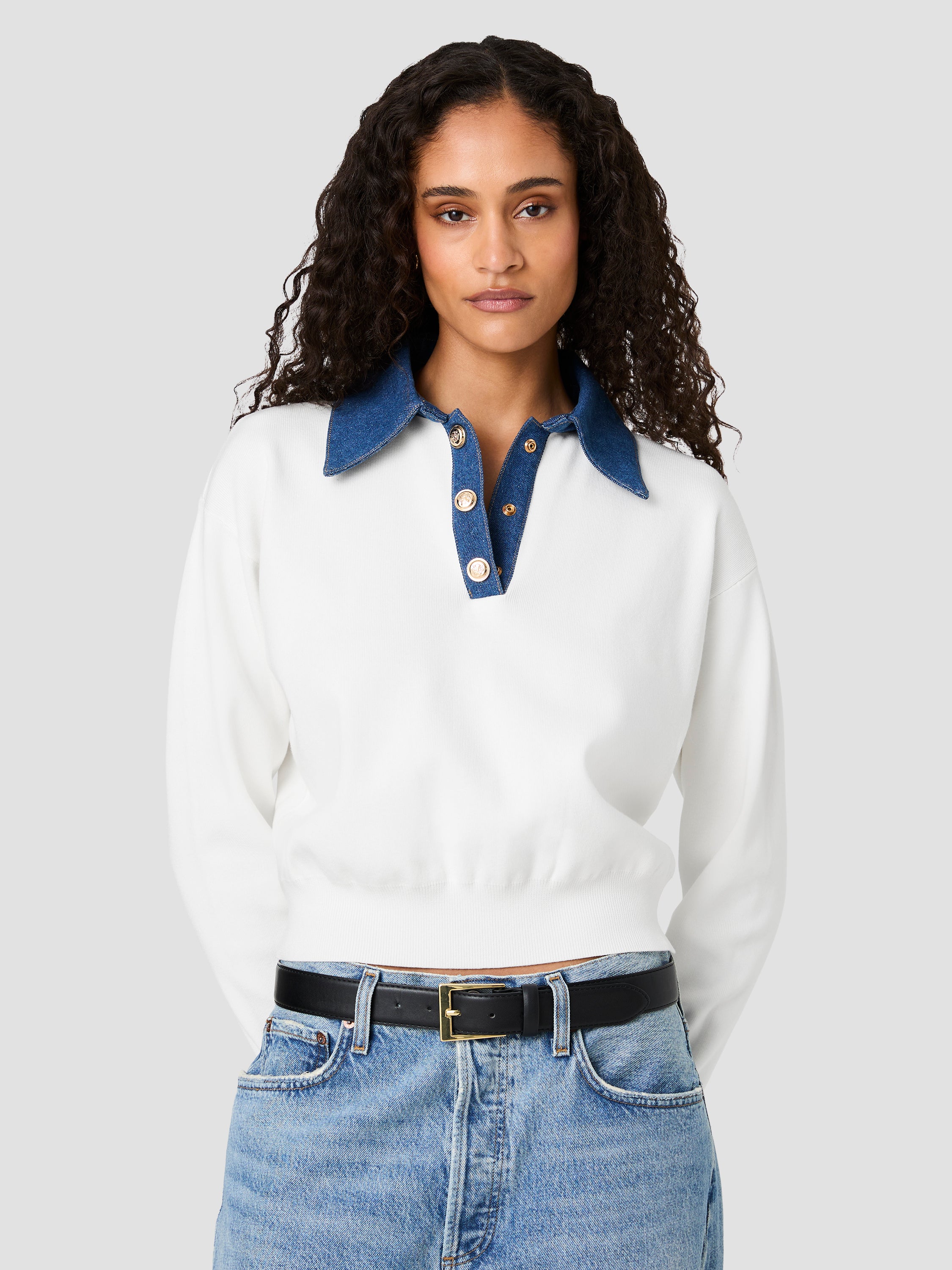 MAXIME KNIT COLLARED SWEATER View 2 | Products MAXIME KNIT COLLARED SWEATER View 2 | Products