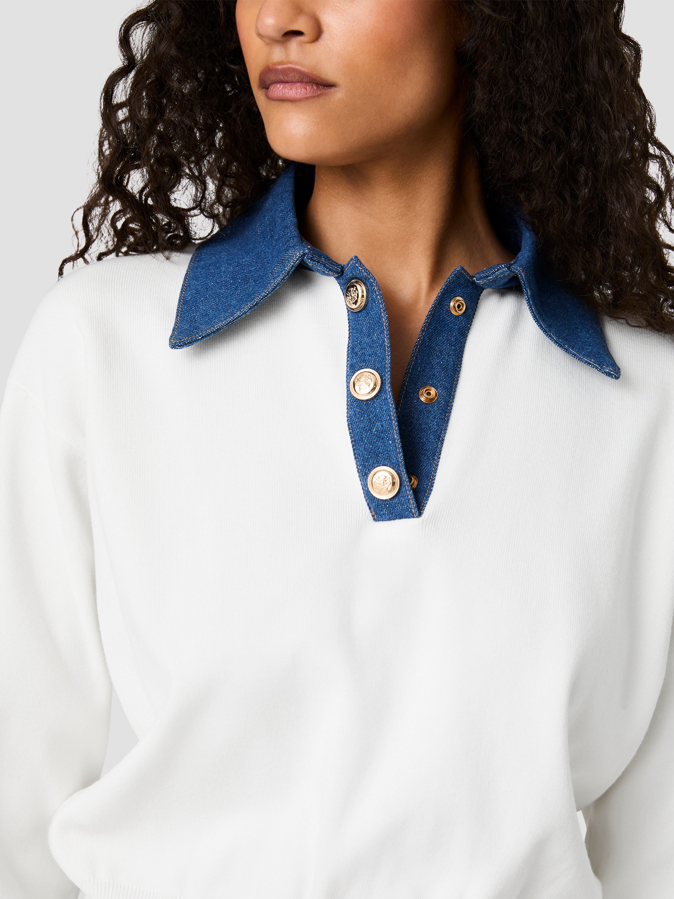 MAXIME KNIT COLLARED SWEATER VIEW 3 | Best Sellers MAXIME KNIT COLLARED SWEATER VIEW 3 | Best Sellers