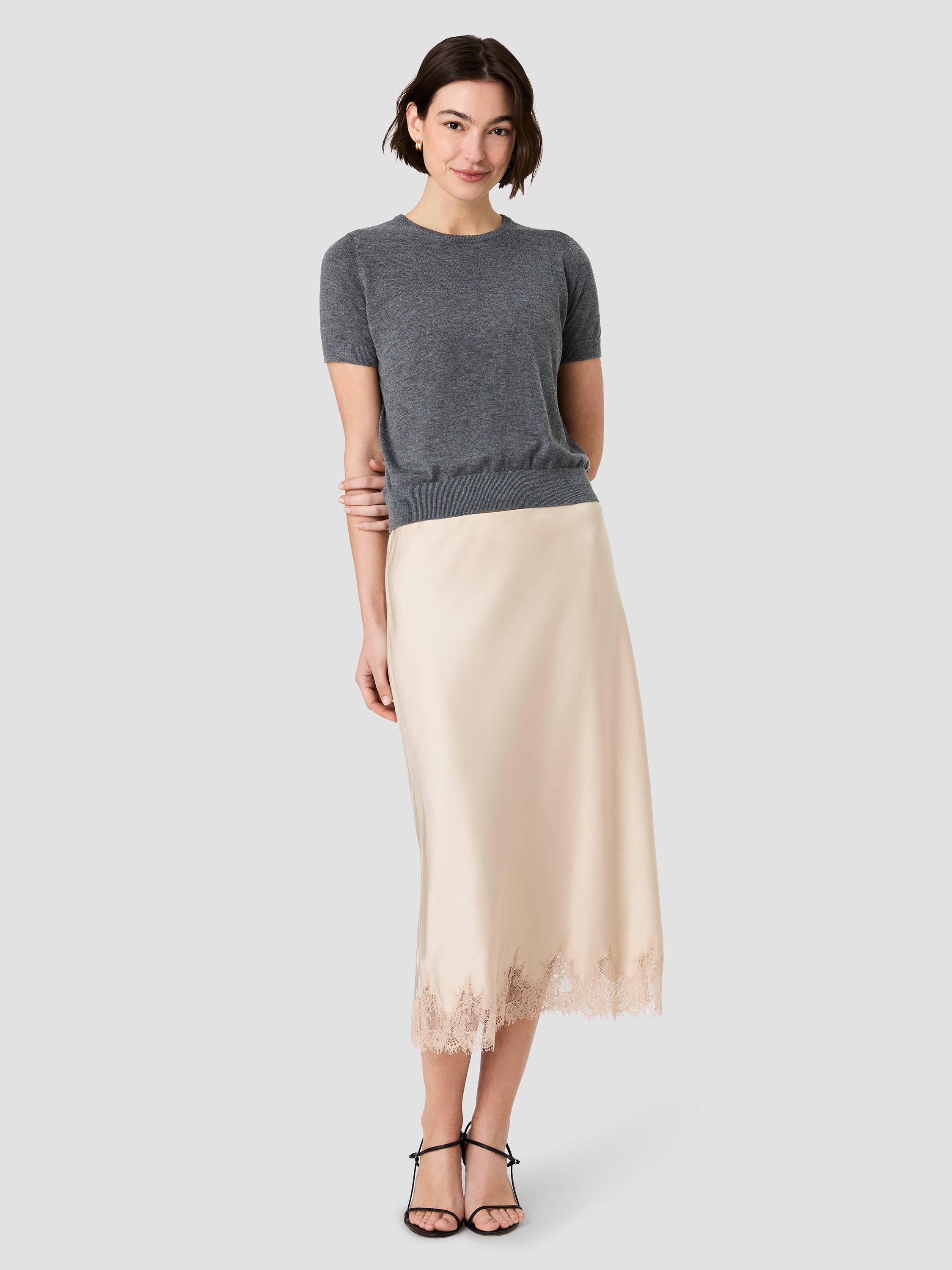 NOLA FINE KNIT SHORT SLEEVE SWEATER VIEW 8 | New Arrivals NOLA FINE KNIT SHORT SLEEVE SWEATER VIEW 8 | New Arrivals