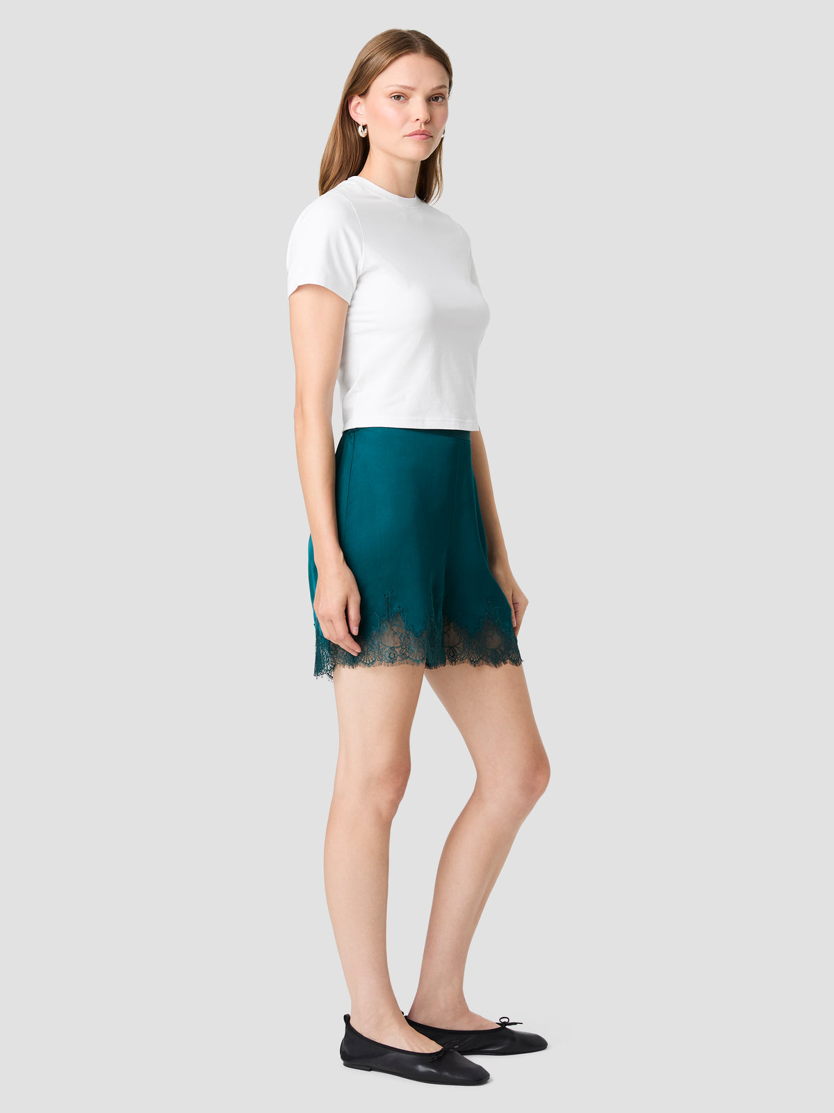 ENNIS SATIN LACE PULL ON SHORTS VIEW 5 | New Arrivals ENNIS SATIN LACE PULL ON SHORTS VIEW 5 | New Arrivals