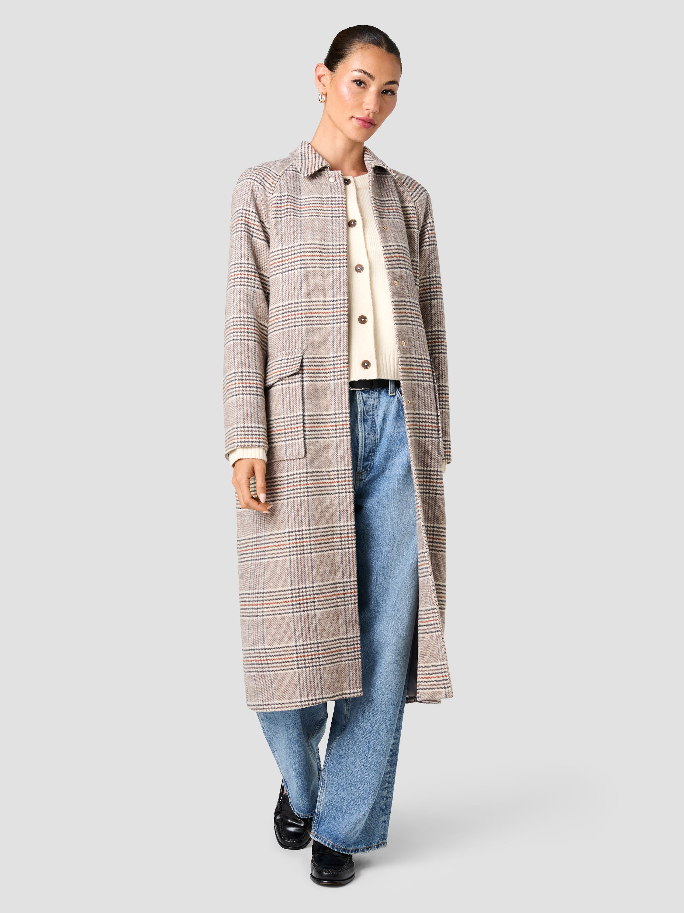 SUTTON PLAID TAILORED COAT VIEW 7 | New Arrivals SUTTON PLAID TAILORED COAT VIEW 7 | New Arrivals