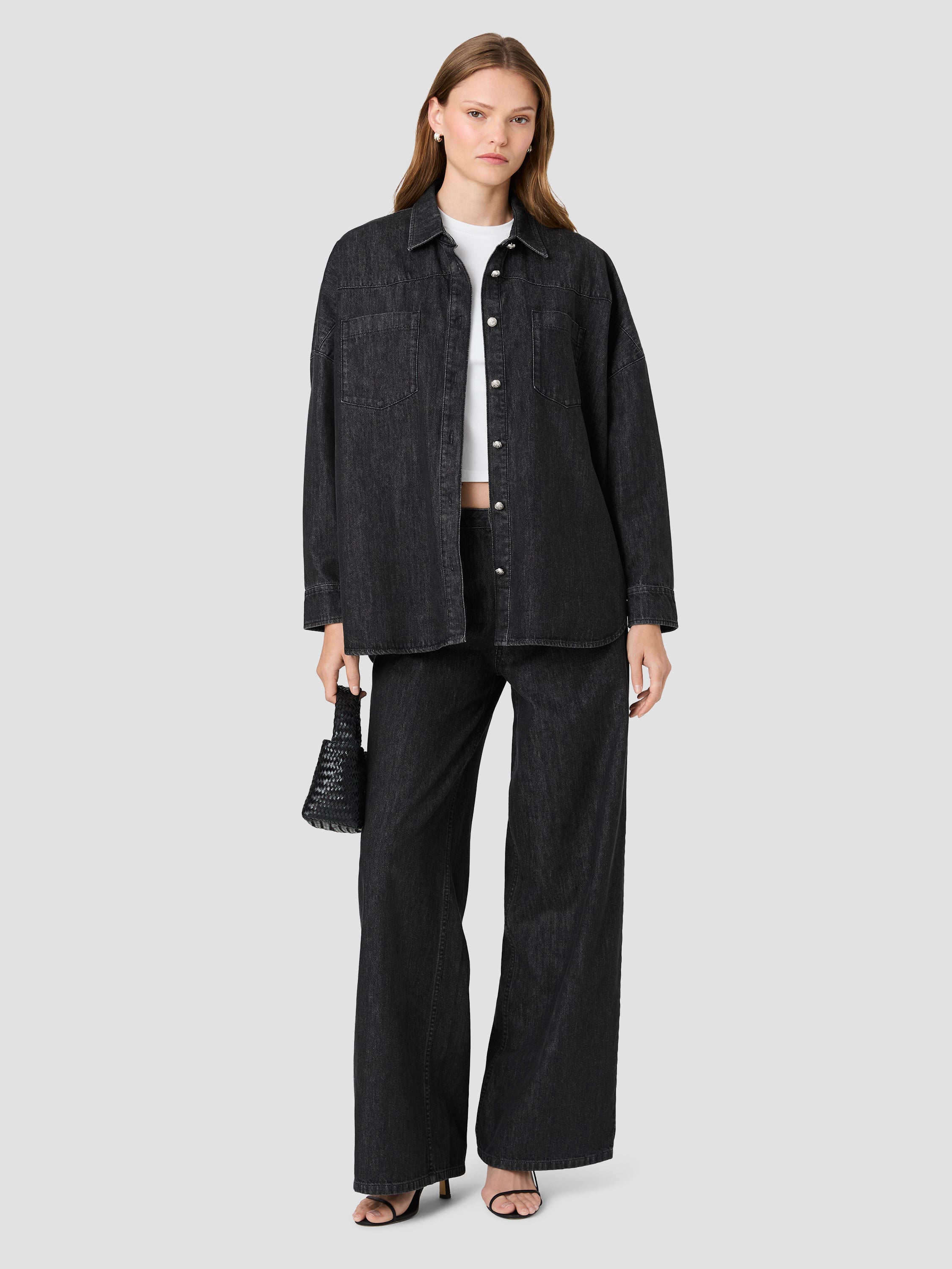 ELTON DENIM BUTTON DOWN SHIRT View 1 ELTON DENIM BUTTON DOWN SHIRT View 1