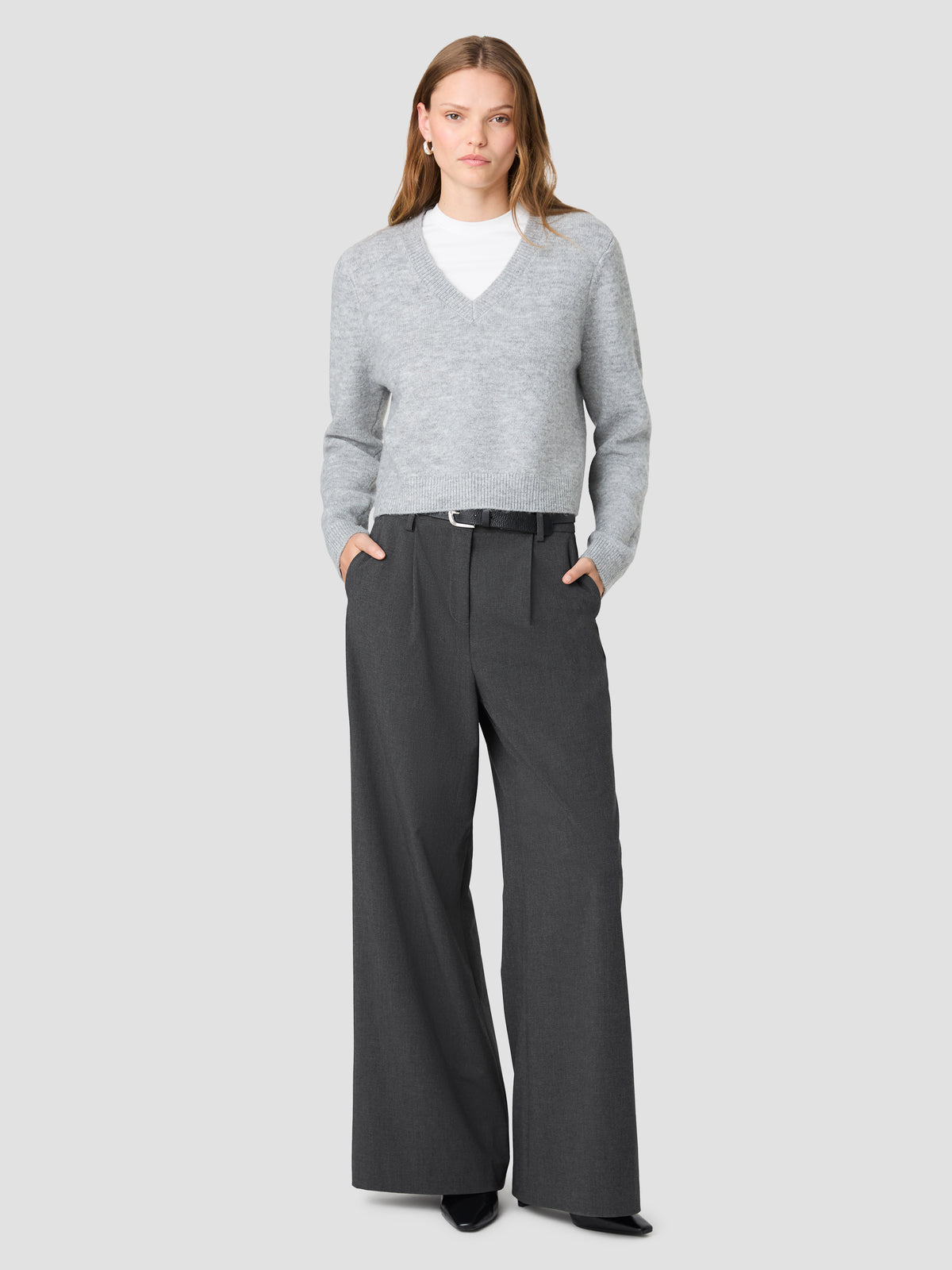 TAVI CROSSHATCH SUITING WIDE LEG TROUSERS VIEW 6 | New Arrivals TAVI CROSSHATCH SUITING WIDE LEG TROUSERS VIEW 6 | New Arrivals