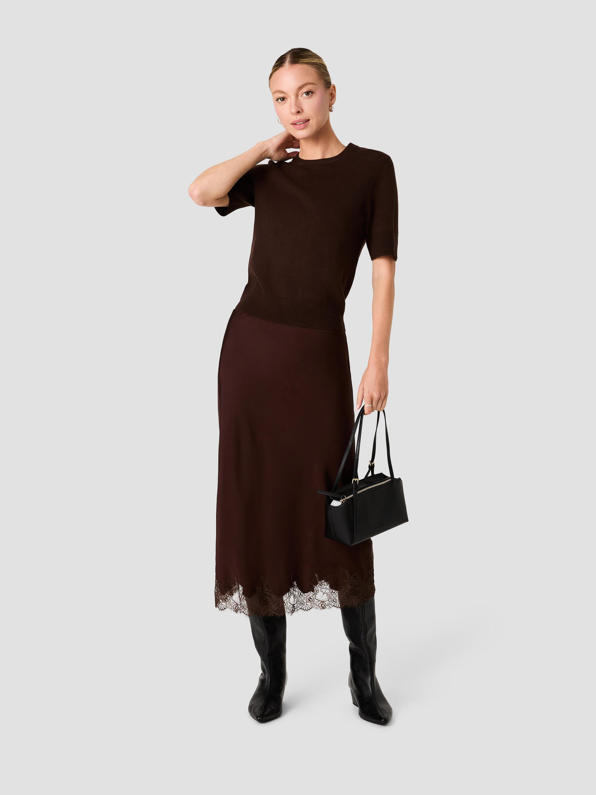 BABYSOFT MARGO SHORT SLEEVE SWEATER VIEW 1 | The Layering Shop BABYSOFT MARGO SHORT SLEEVE SWEATER VIEW 1 | The Layering Shop