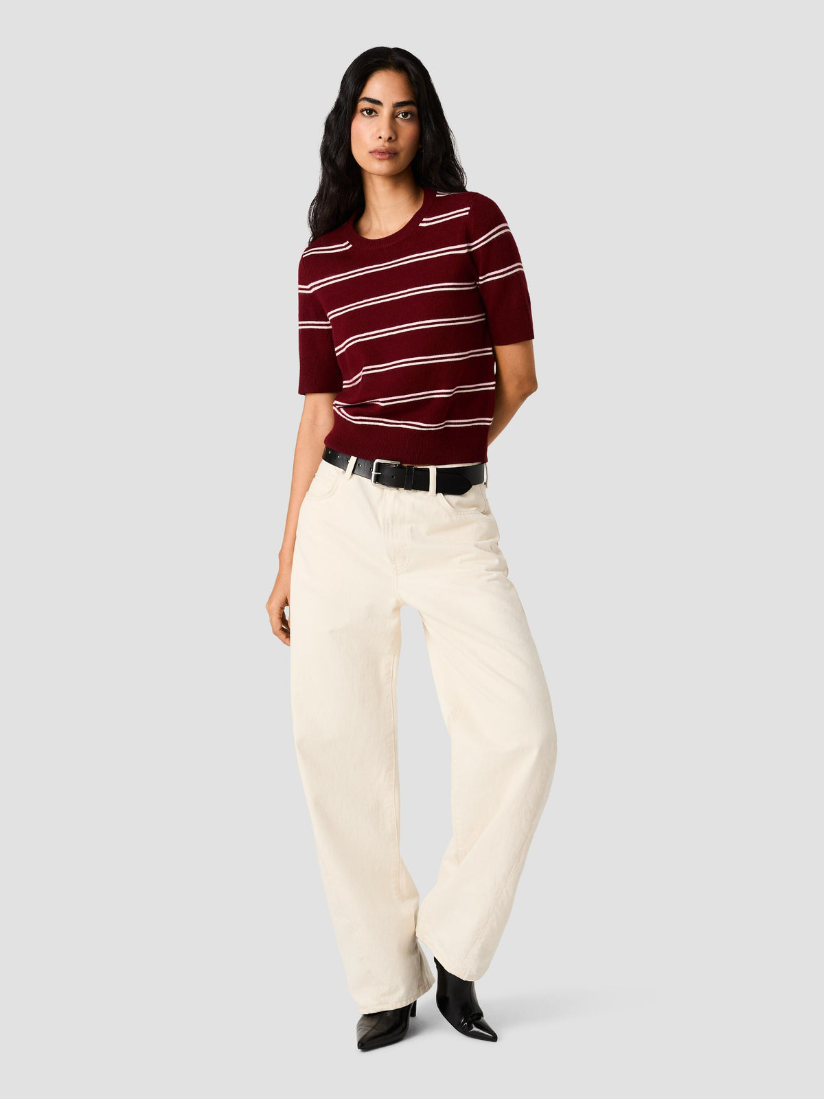 BABYSOFT MARGO SHORT SLEEVE SWEATER VIEW 4 | The Layering Shop BABYSOFT MARGO SHORT SLEEVE SWEATER VIEW 4 | The Layering Shop