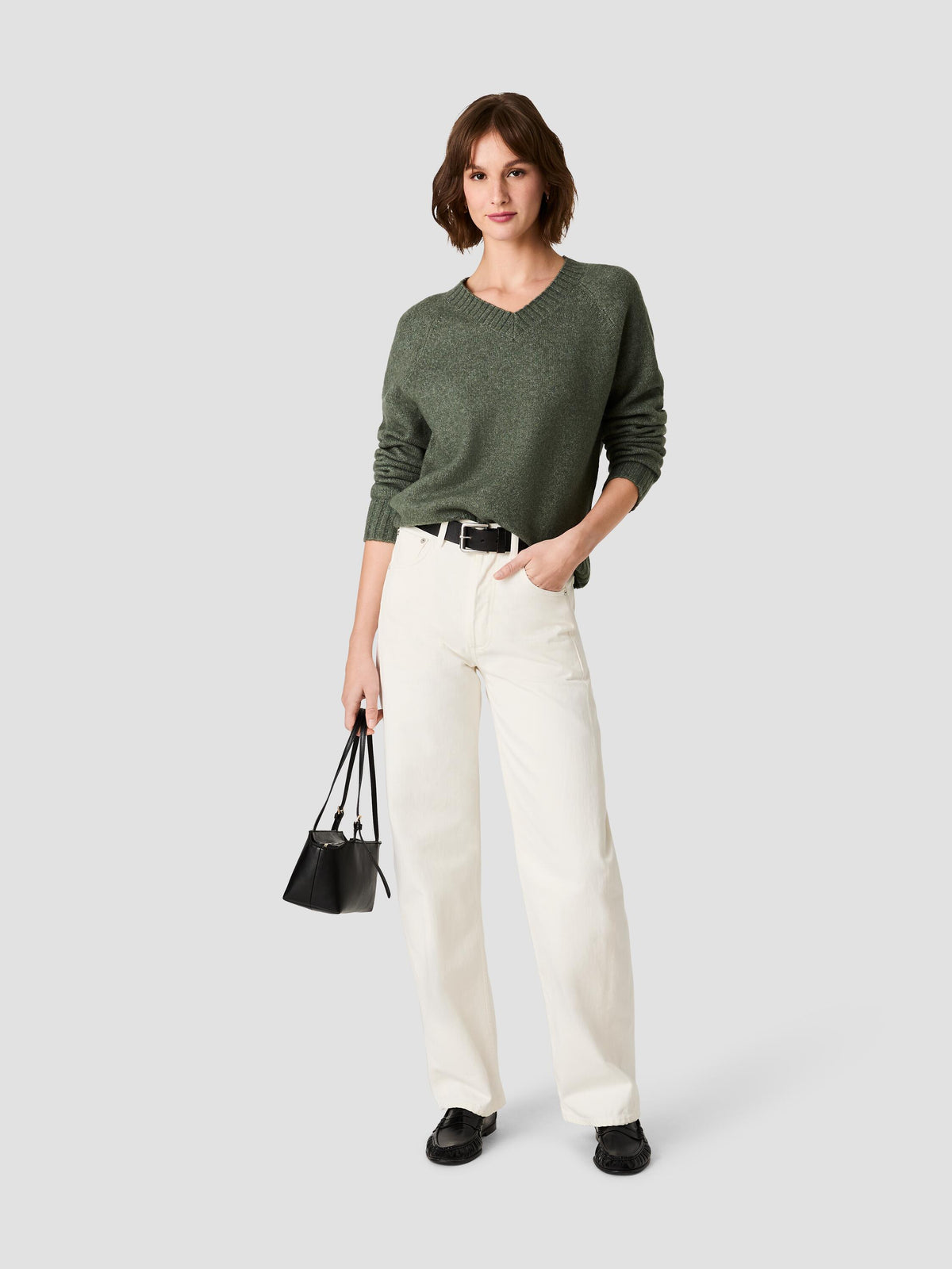 SUZIE V-NECK SWEATER VIEW 1 SUZIE V-NECK SWEATER VIEW 1