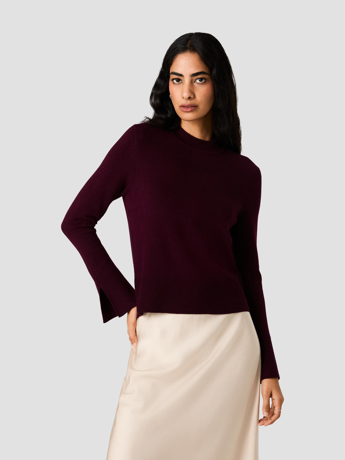 BABYSOFT HIGH NECK SWEATER VIEW 2 BABYSOFT HIGH NECK SWEATER VIEW 2