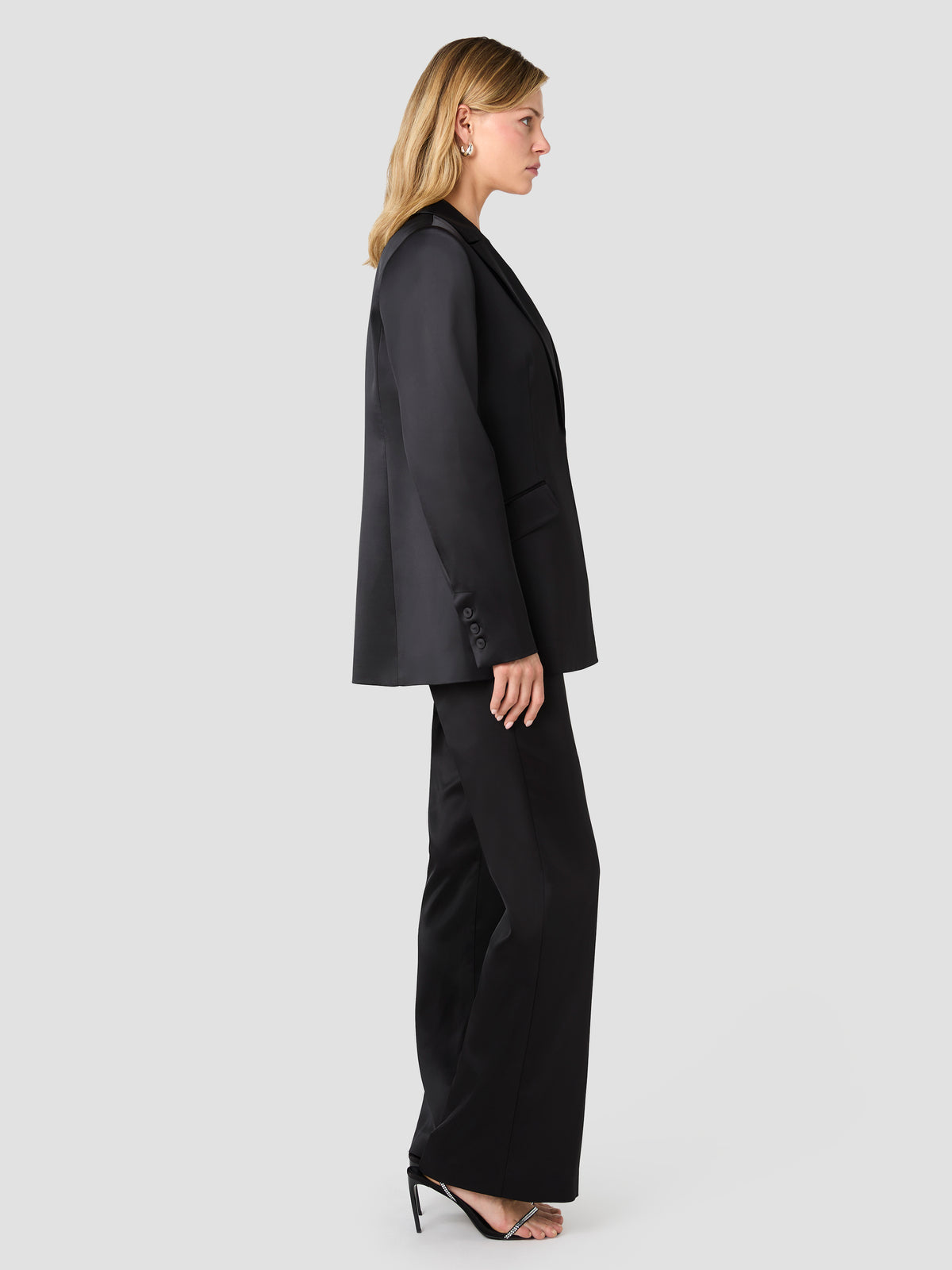 MAELYS STRETCH SATIN OVERSIZED BLAZER VIEW 5 | Coats & Jackets MAELYS STRETCH SATIN OVERSIZED BLAZER VIEW 5 | Coats & Jackets