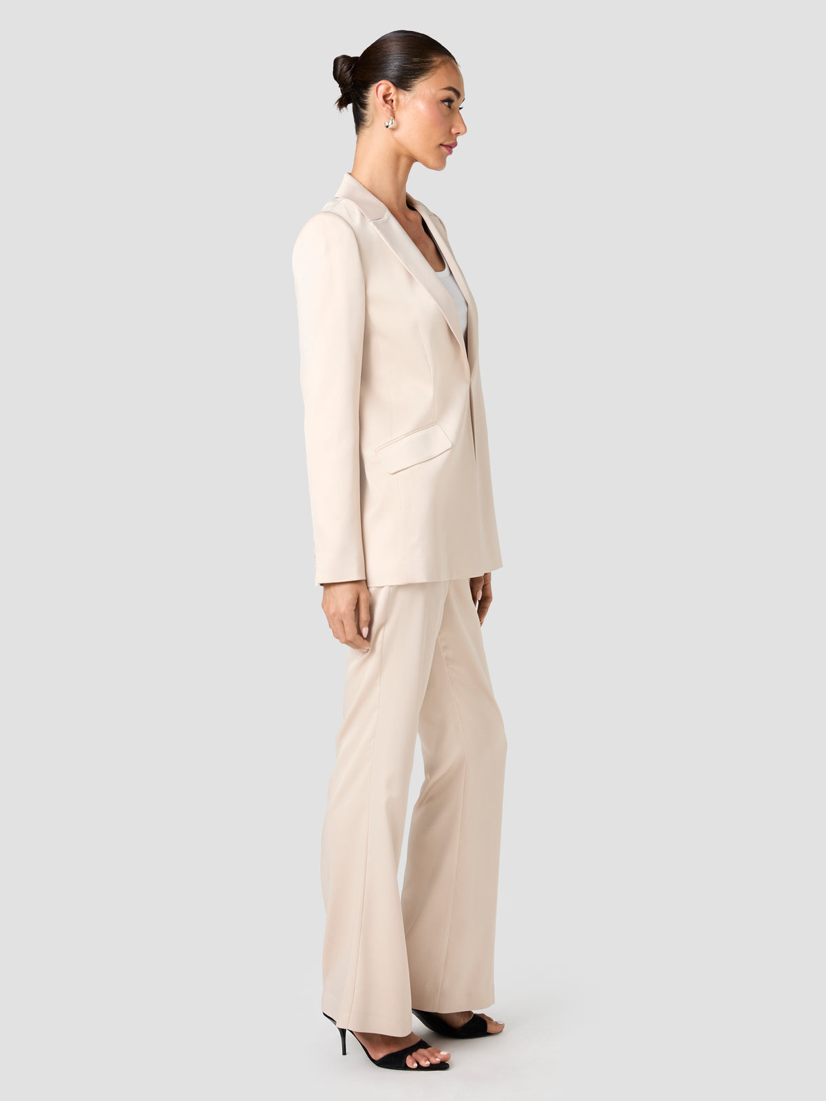 MAELYS STRETCH SATIN OVERSIZED BLAZER VIEW 5 | Coats & Jackets MAELYS STRETCH SATIN OVERSIZED BLAZER VIEW 5 | Coats & Jackets