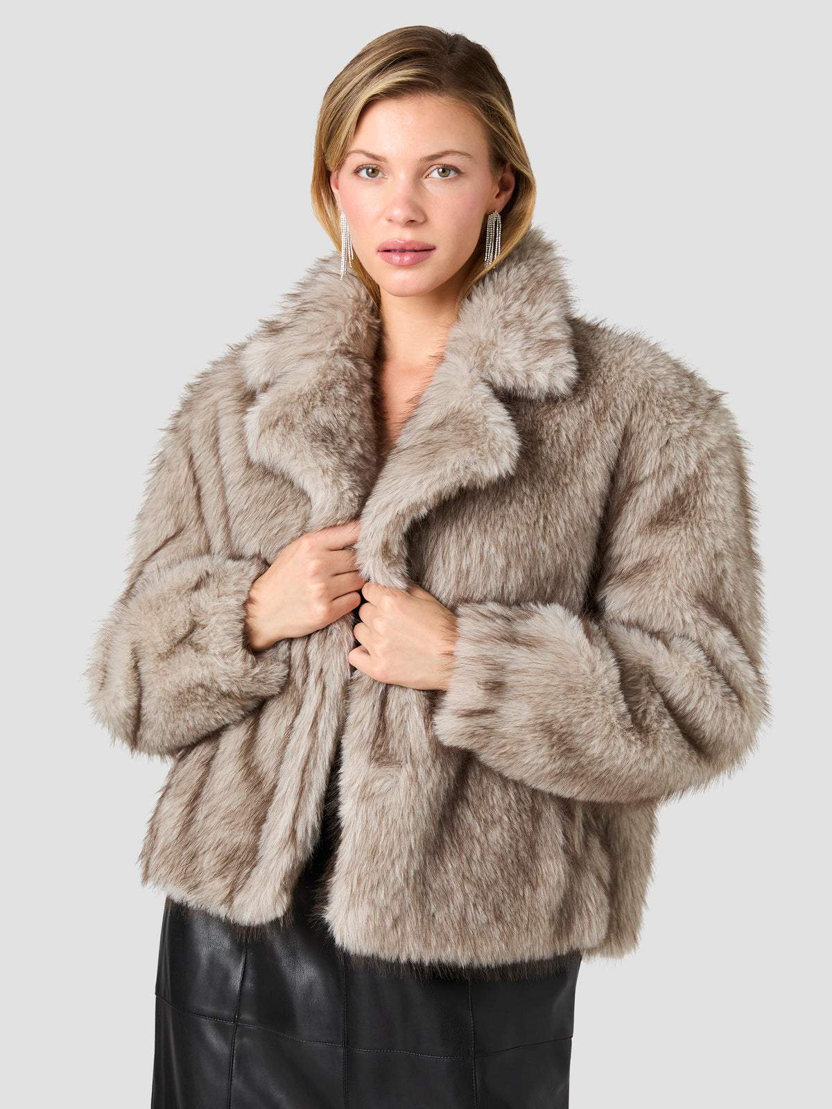 ELIO FAUX FUR OVERSIZED JACKET View 2 | Products ELIO FAUX FUR OVERSIZED JACKET View 2 | Products